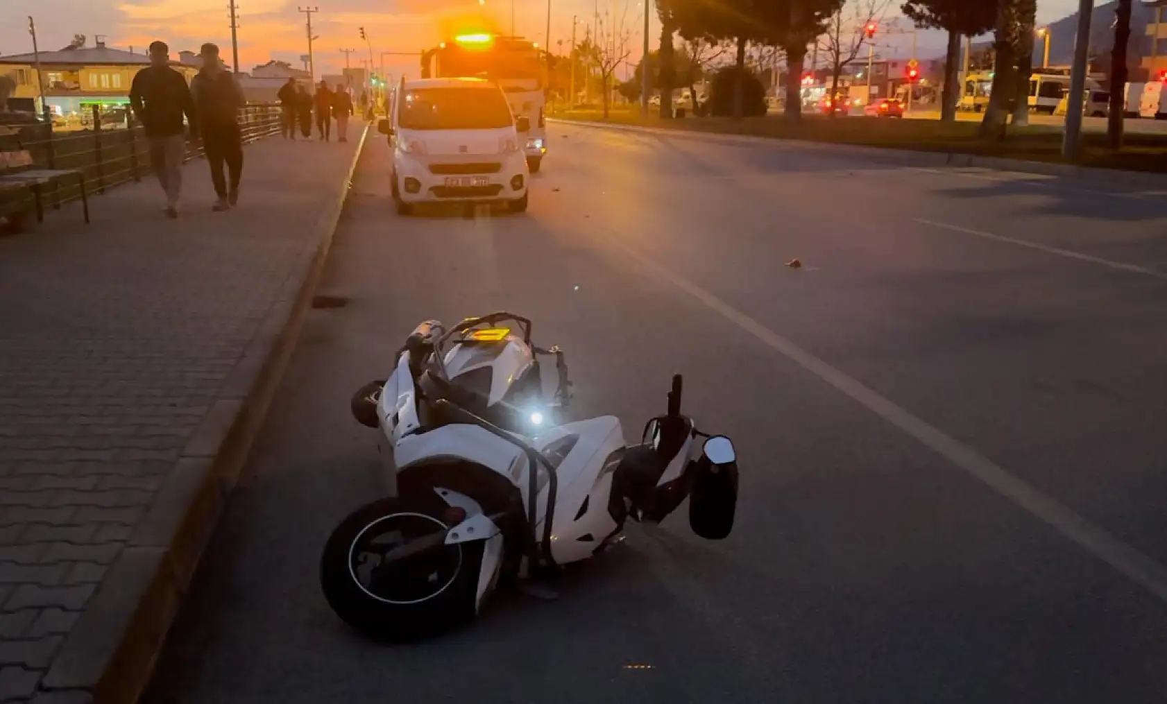 Fethiye'de otomobille motosiklet çarpıştı: 1 ölü