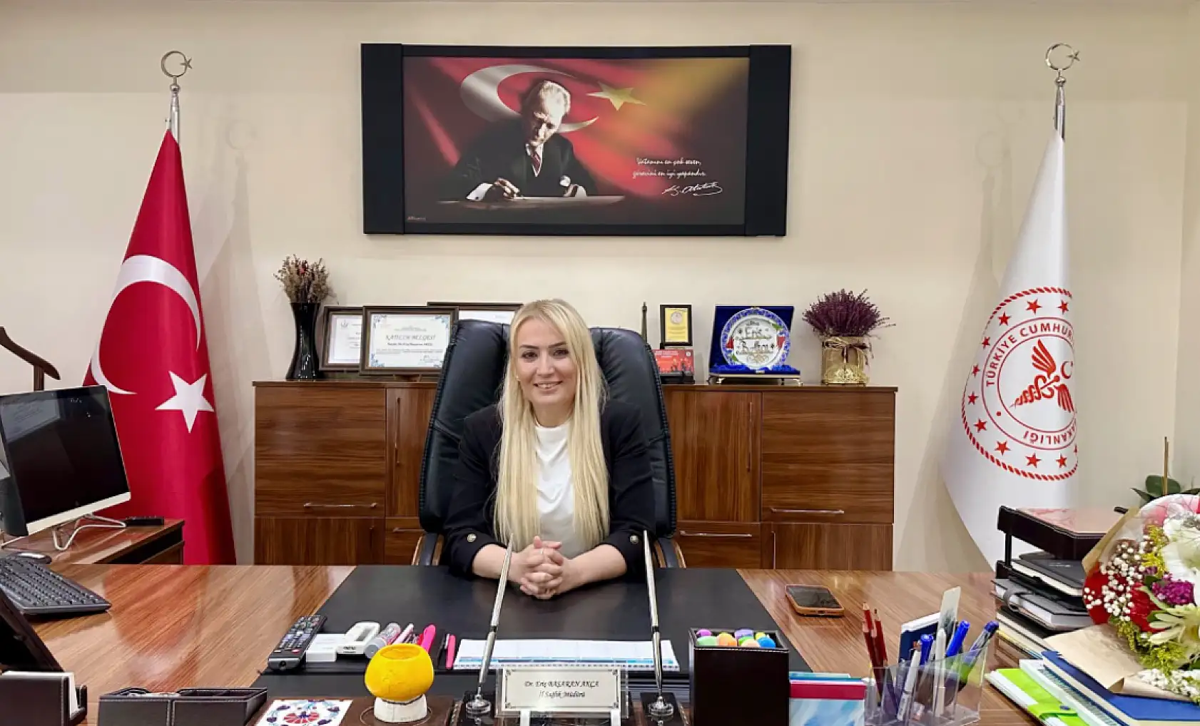 Muğla İl Sağlık Müdürlüğü'nde Dr. Eriş Başaran Akça göreve başladı