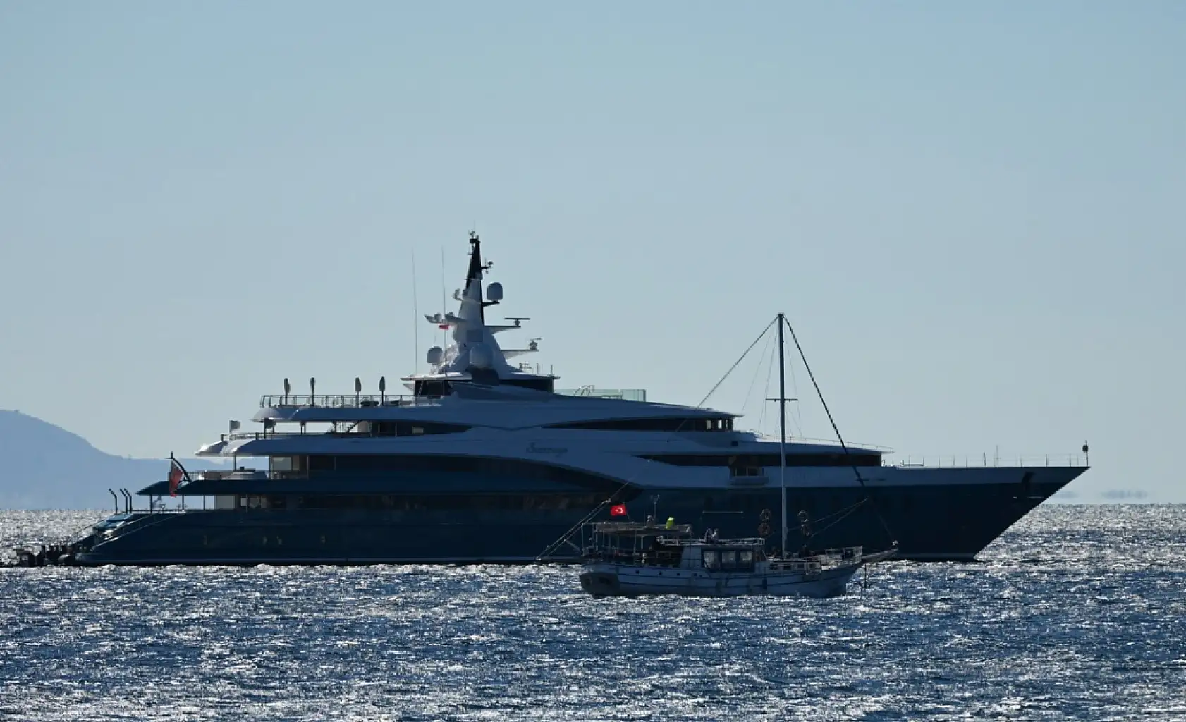 Mega Yat 'Sunrays' Bodrum'da