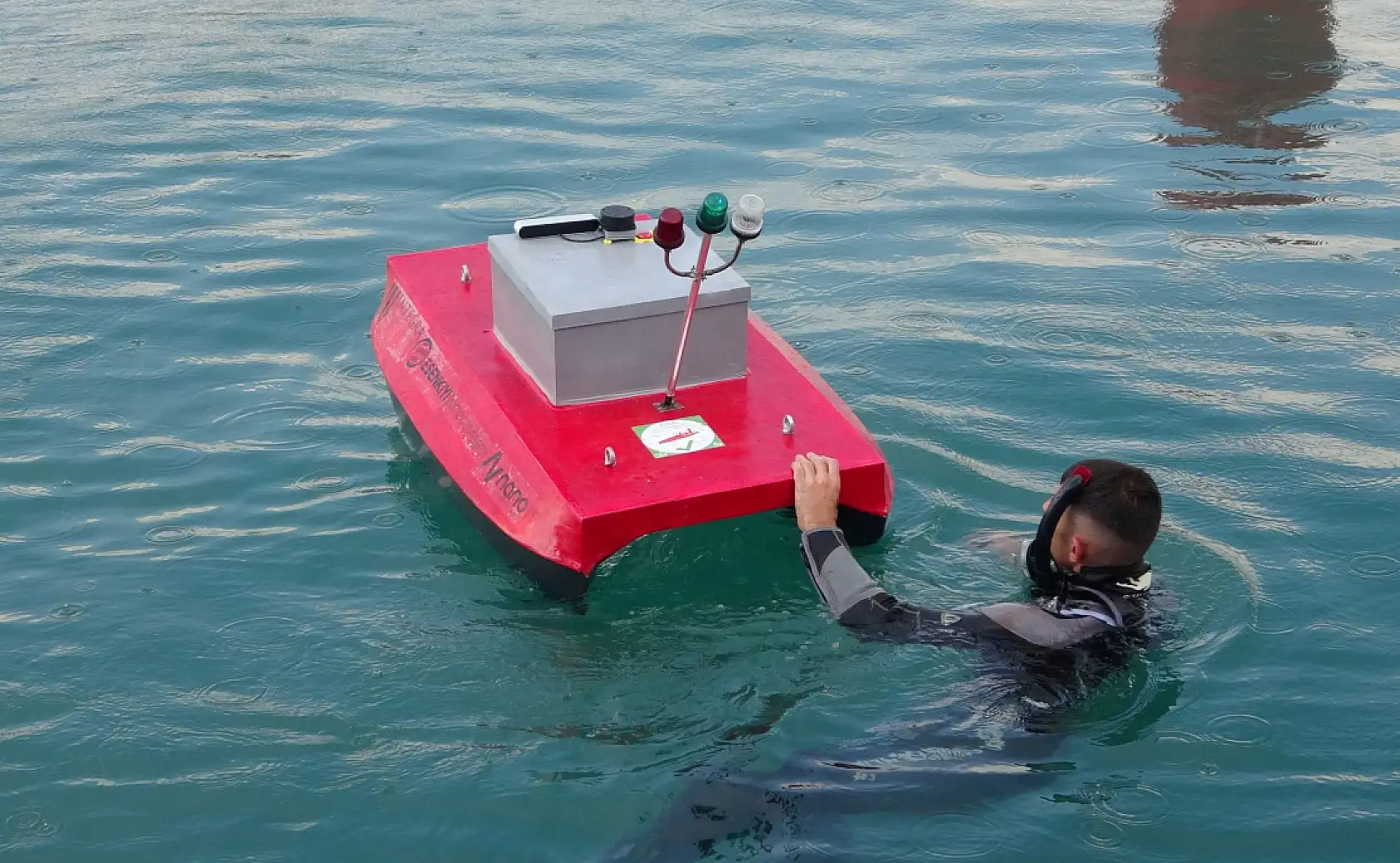 Türkiye'de ilk defa düzenlenen insansız deniz aracı yarışması otonom sürüşleriyle tamamlandı