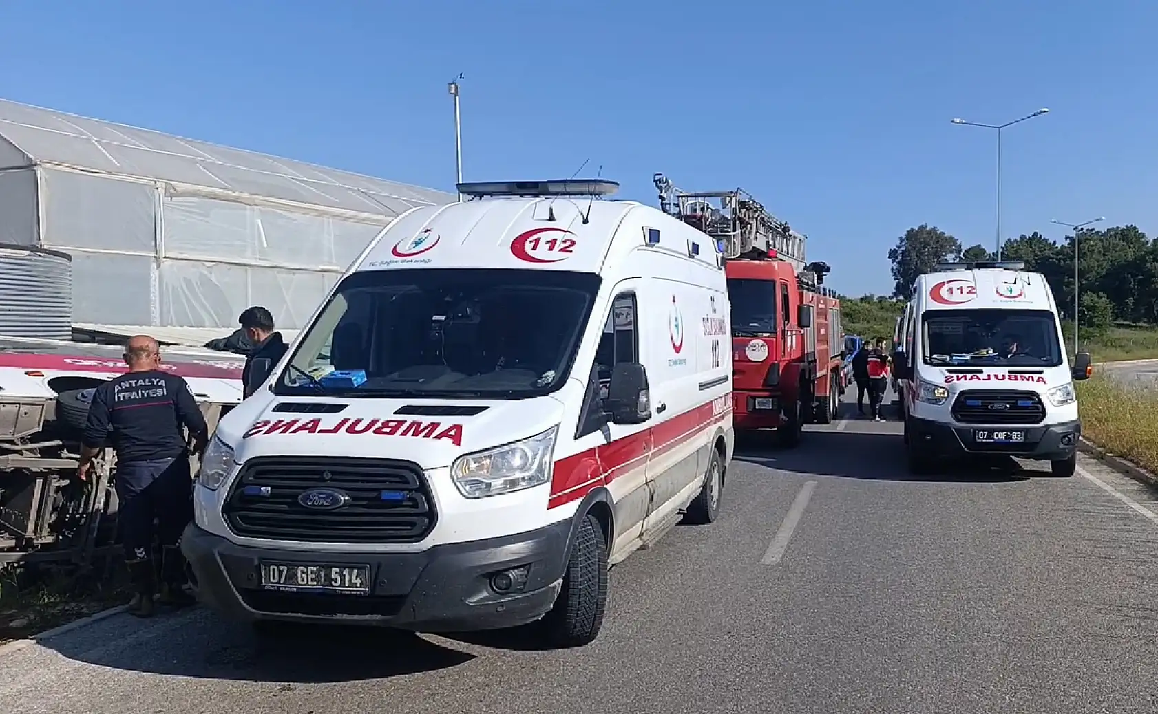 Tur midibüsü devrildi, Rus uyruklu 18 turist yaralandı