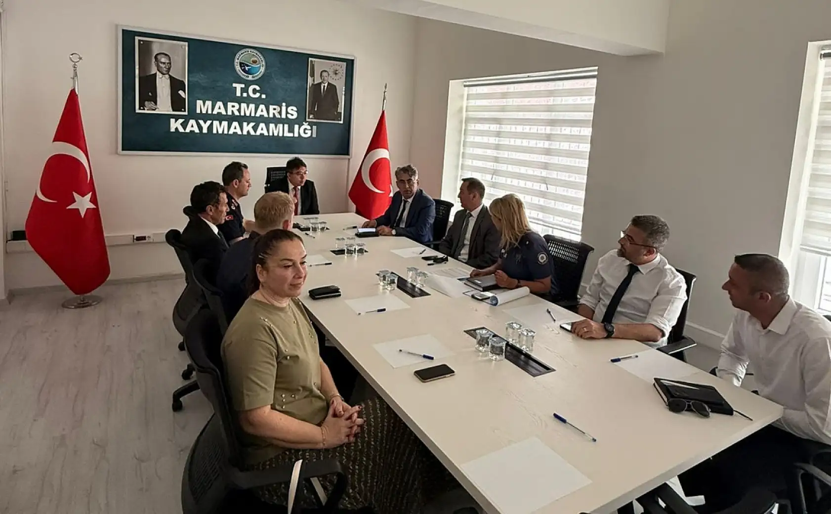 Marmaris'te yaz sezonu öncesi liman ve deniz güvenliği toplantısı yapıldı