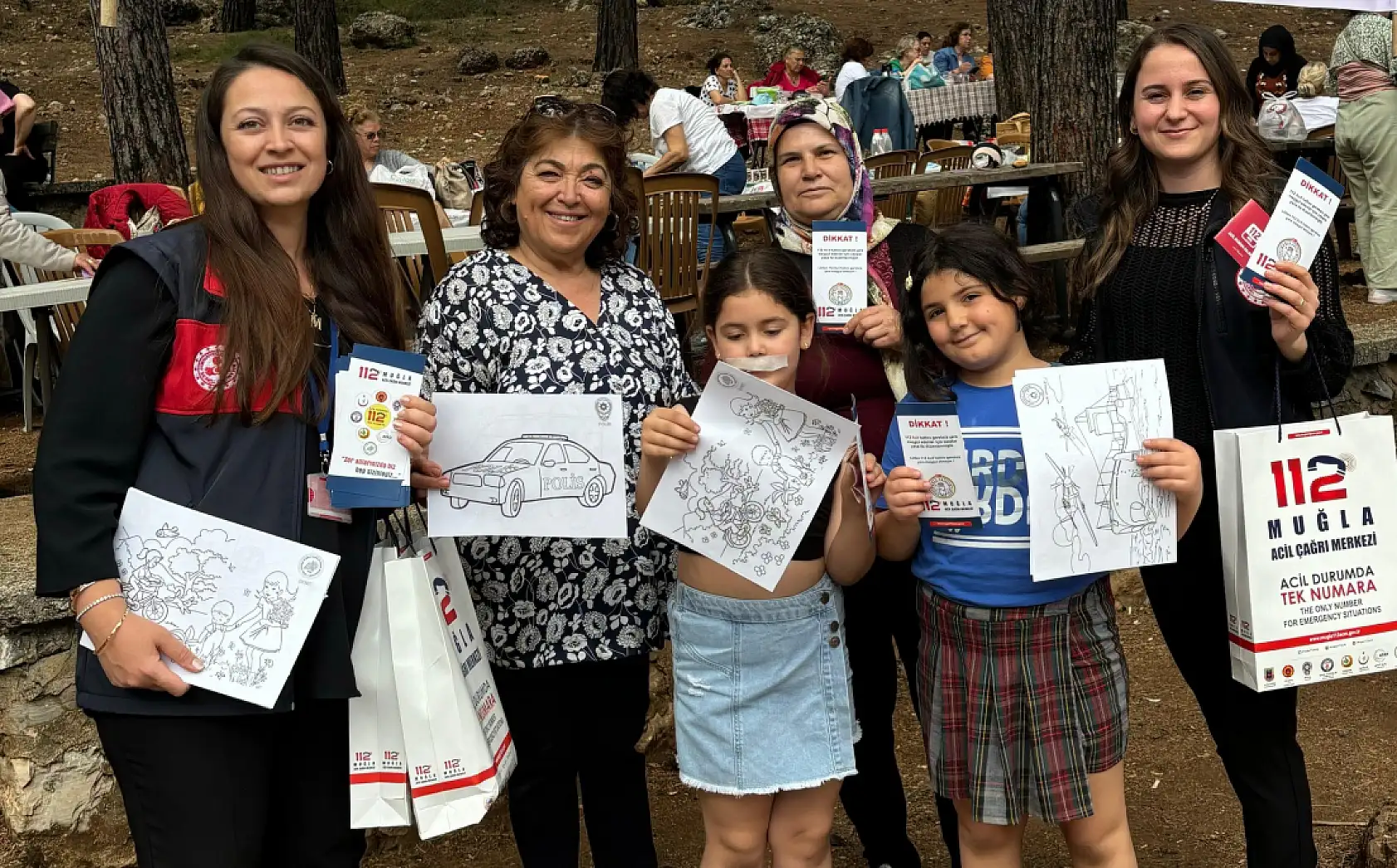 Menteşe'deki piknik etkinliğinde vatandaşlar bilgilendirildi