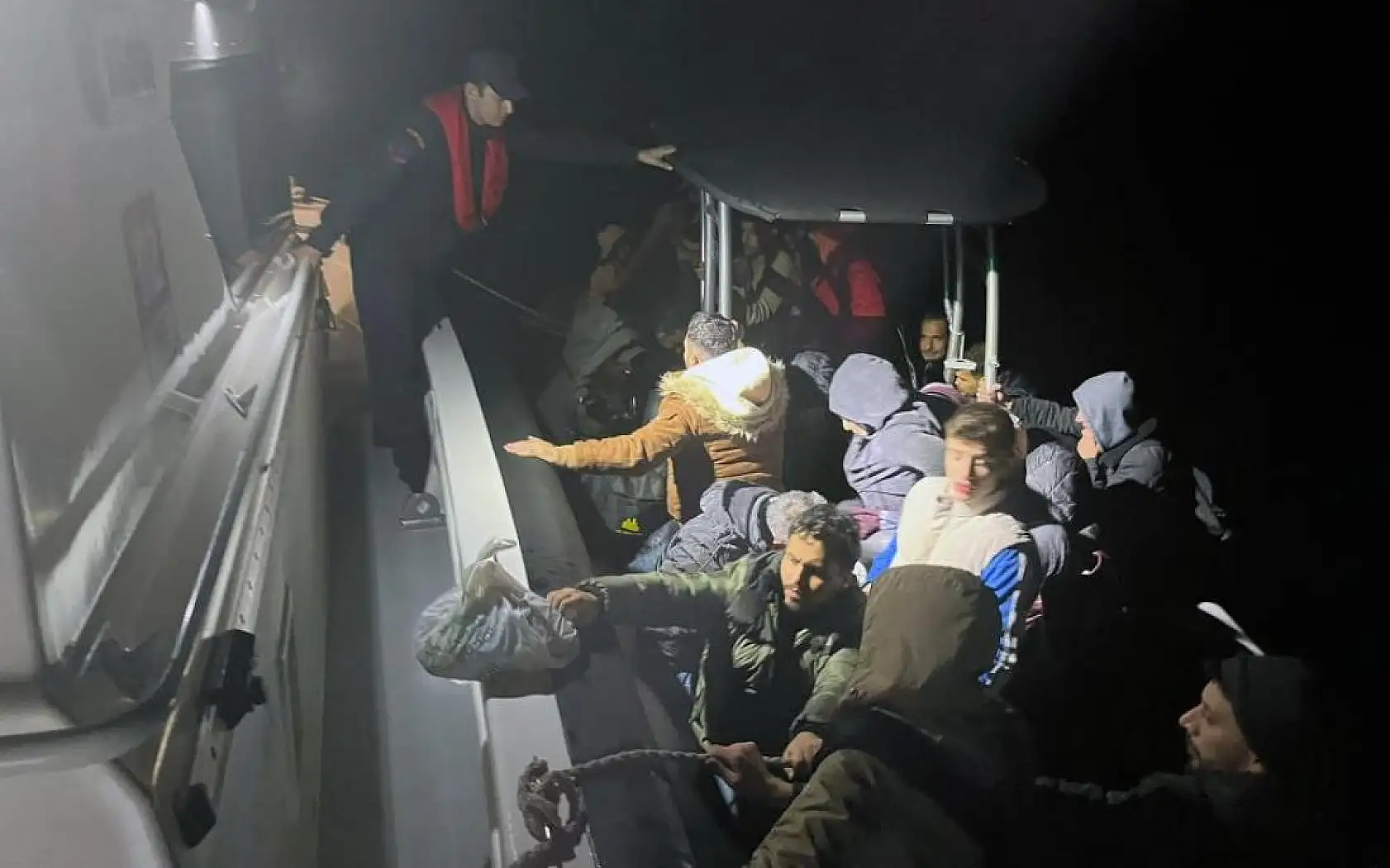 Fethiye'de düzensiz göçmenler yakalandılar