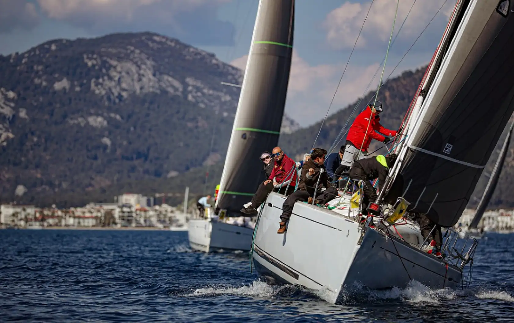 Marmaris MIYC Kış Trofesi Yat Yarışları'nın 3. ayağı tamamlandı