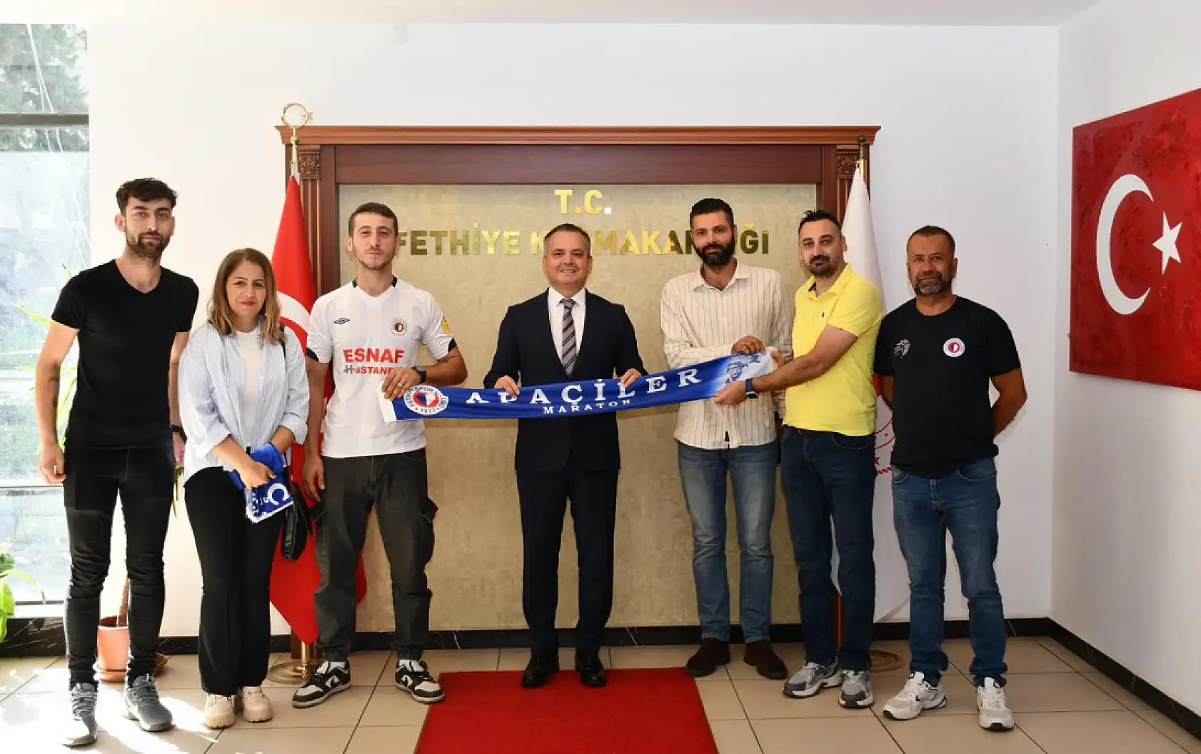 Fethiye'de Taraftardan Örnek Davranış: 'Küfürsüz Tribün' İçin Kaymakam Ziyareti