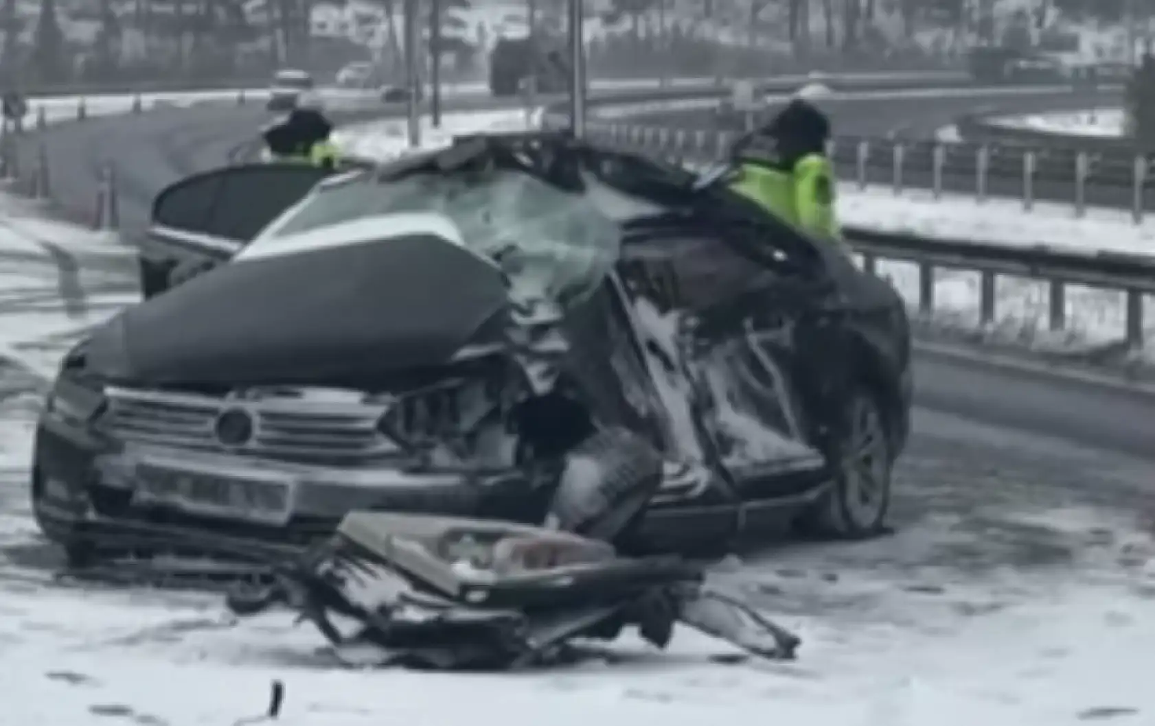 Cumhurbaşkanlığı konvoyunda feci kaza: 2 şehit