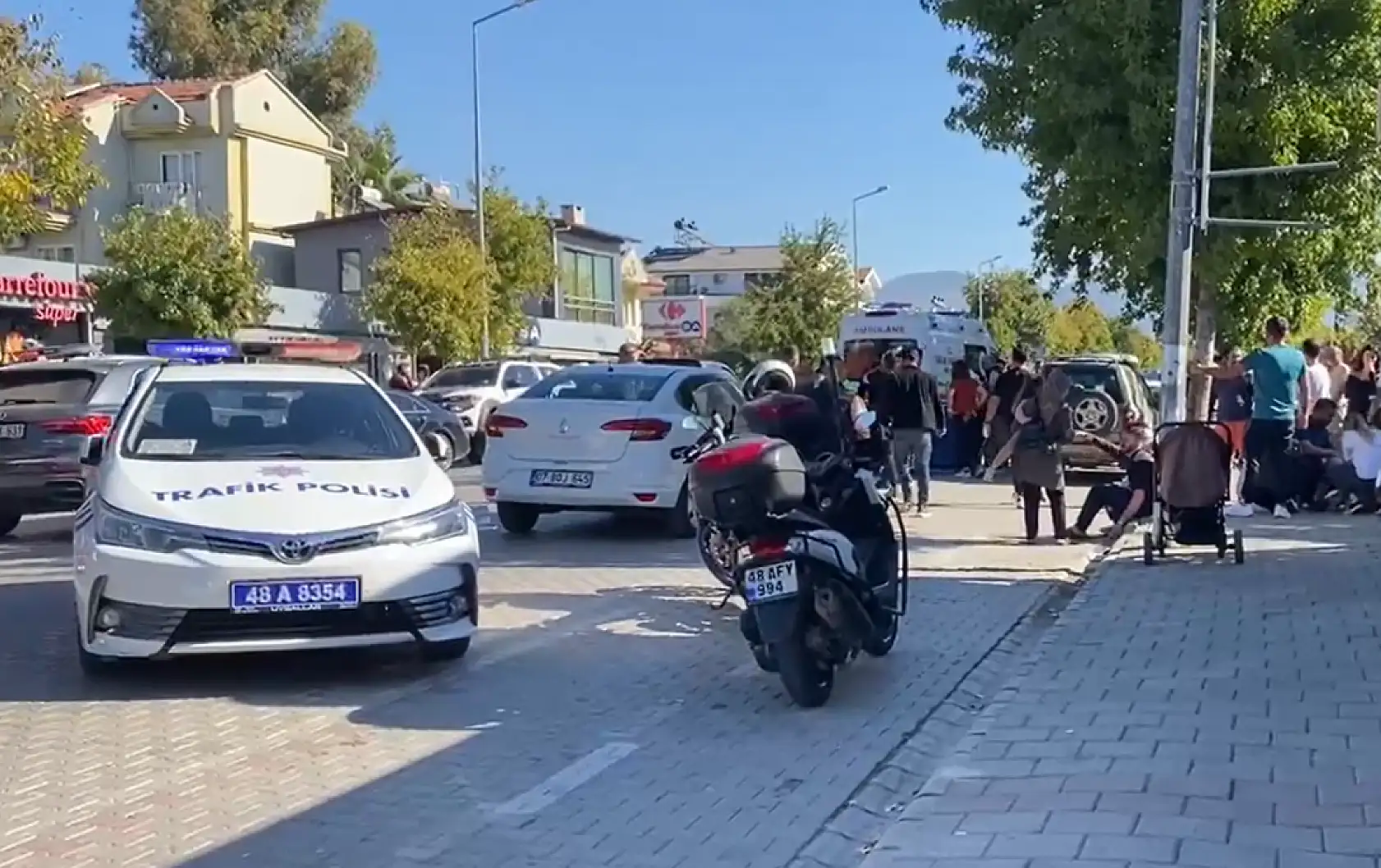 Fethiye'de trafik kazası faciası: Motosiklet sürücüsü hayatını kaybetti