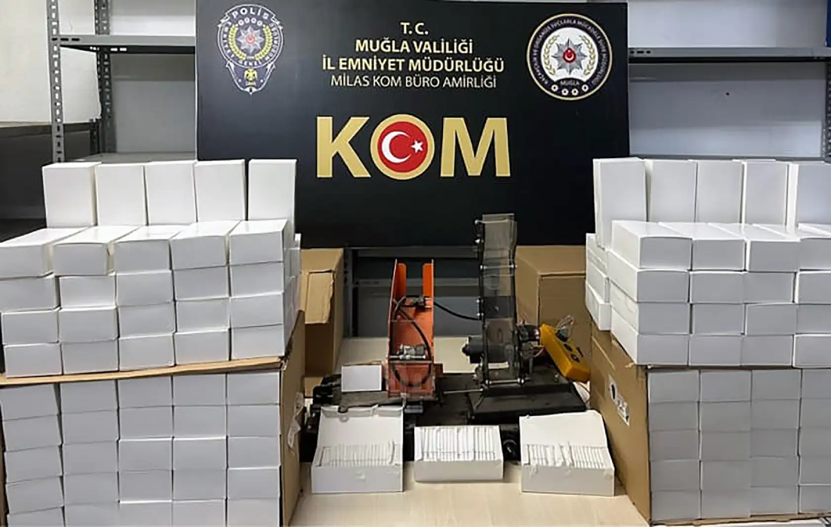 Muğla'nın 6 ilçesinde kaçak tütün mamulleri operasyonu