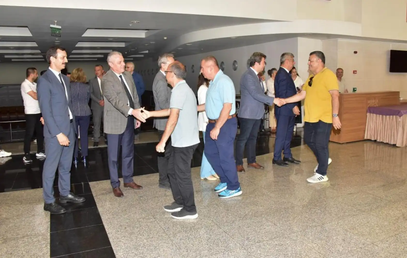 MSKÜ personeli bayramlaşma töreninde buluştu