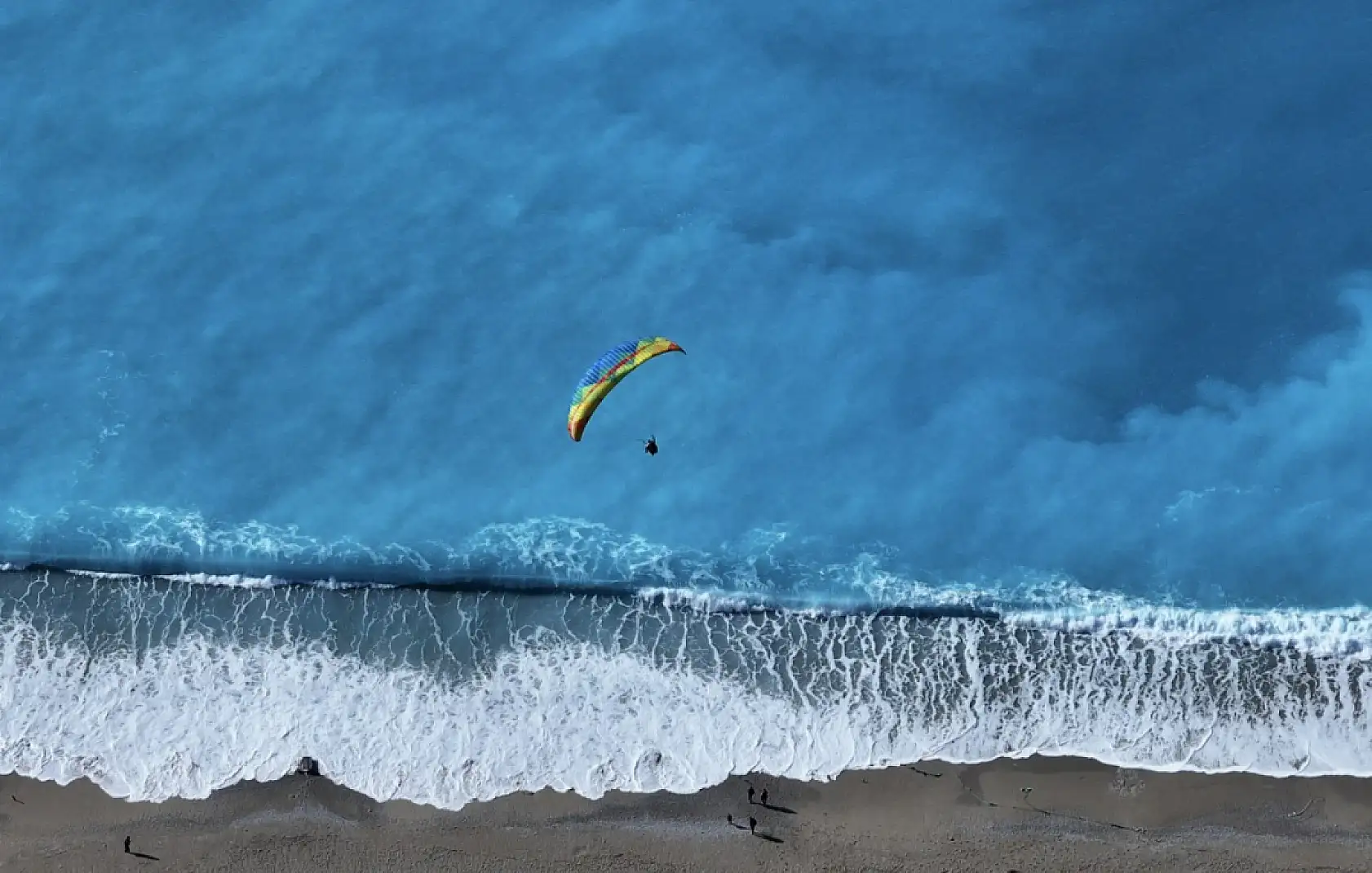 Fethiye Babadağ'dan geçen yıl 194 bin 613 kişi yamaç paraşütüyle uçtu