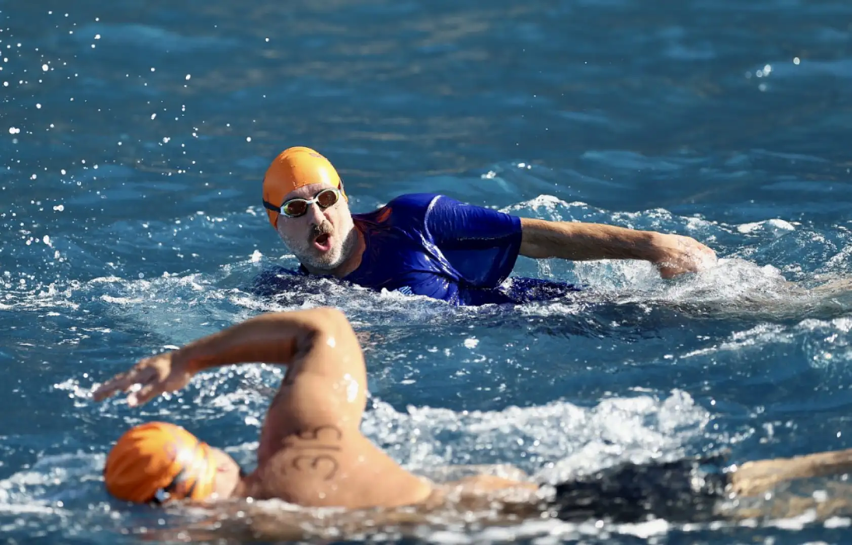 Fethiye'de Kelebekler Vadisi-Ölüdeniz Açık Su Yüzme Yarışı yapıldı