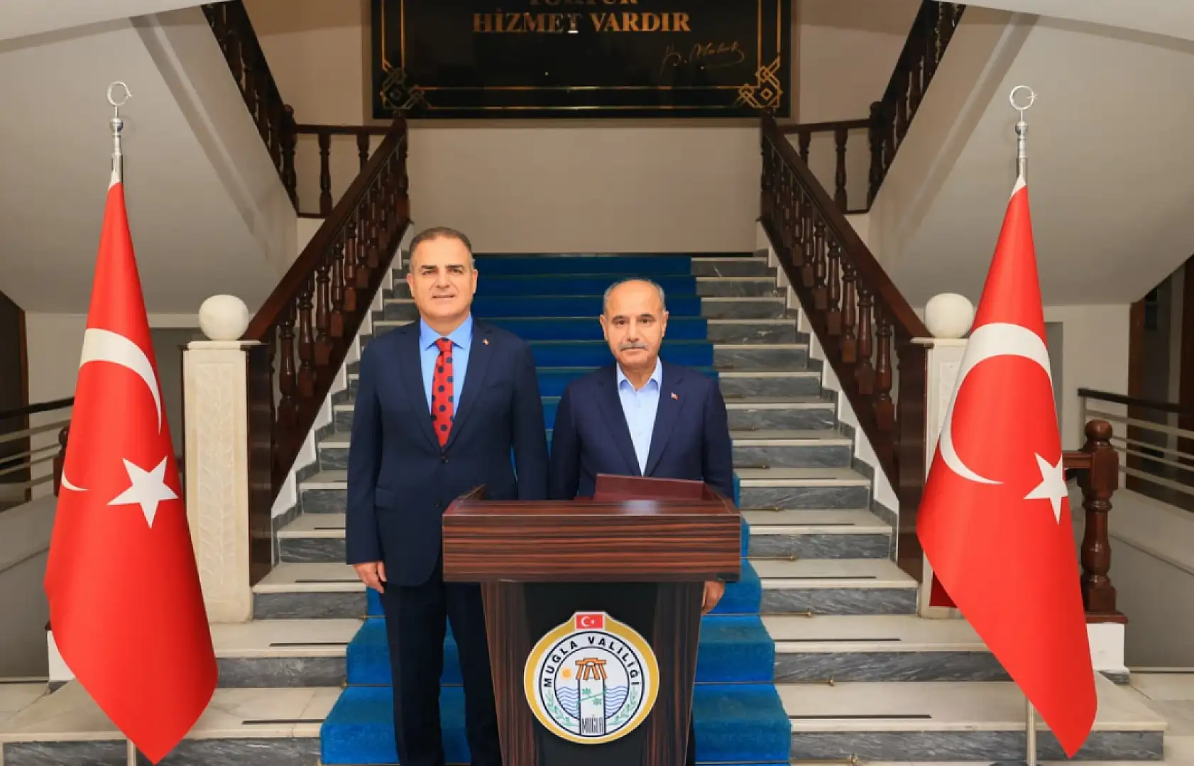 İçişleri Bakan Yardımcısı Aktaş, Muğla'da Vali Akbıyık ile görüştü