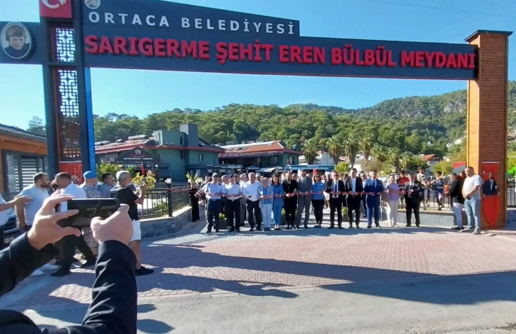 Muğla'da 'Sarıgerme Şehit Eren Bülbül Meydanı' açıldı