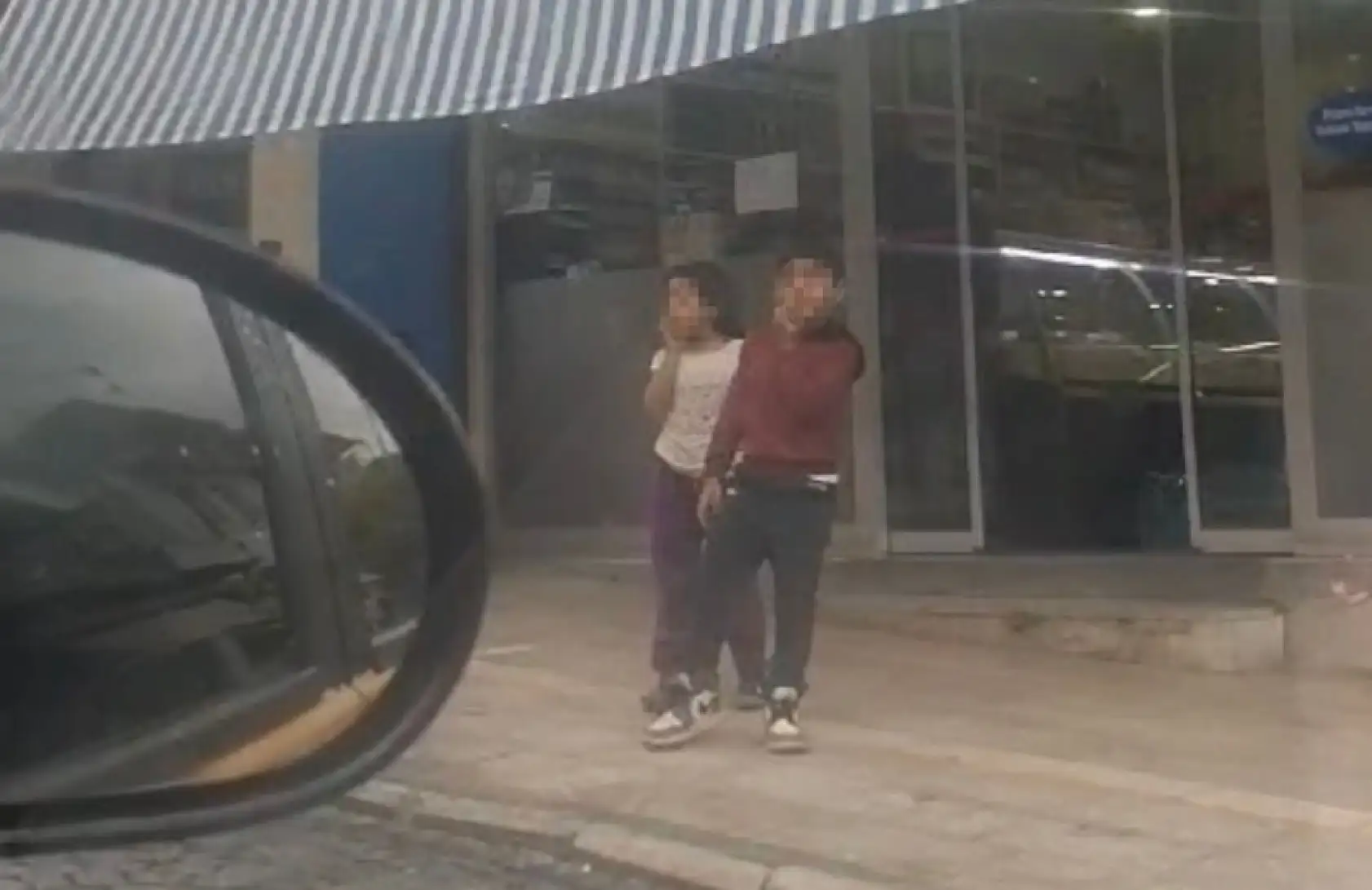 Milas'ta çocukların tehlikeli oyunu