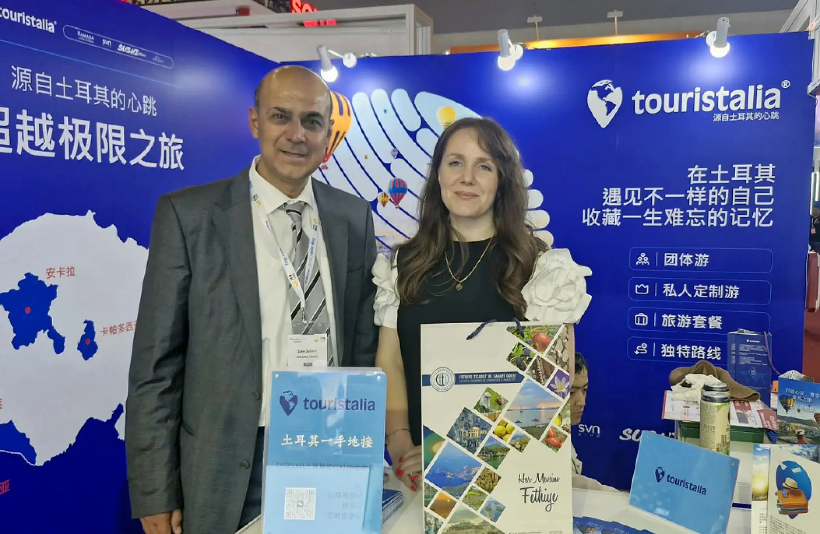 Çin'deki Turizm Fuarında Fethiye'ye Büyük İlgi