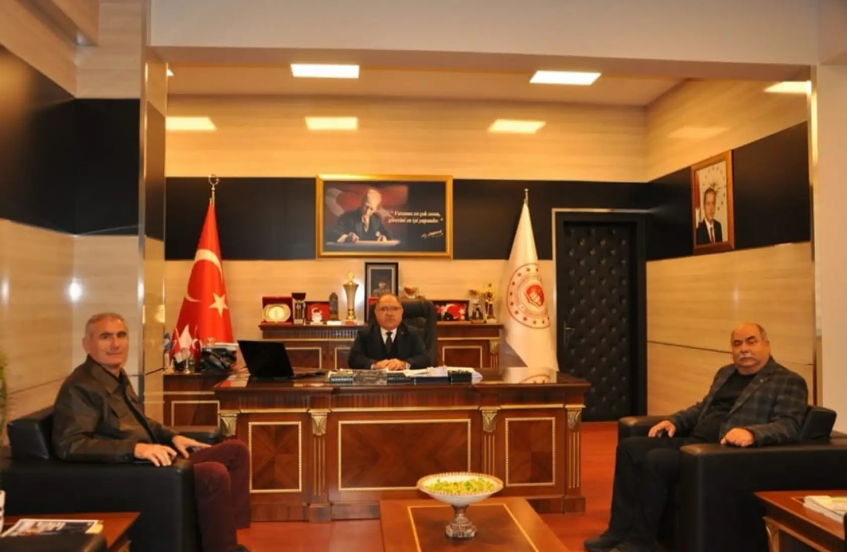 Fethiye'de Sahil Bandı İşletmecilerinden İl Müdürlüğüne ziyaret