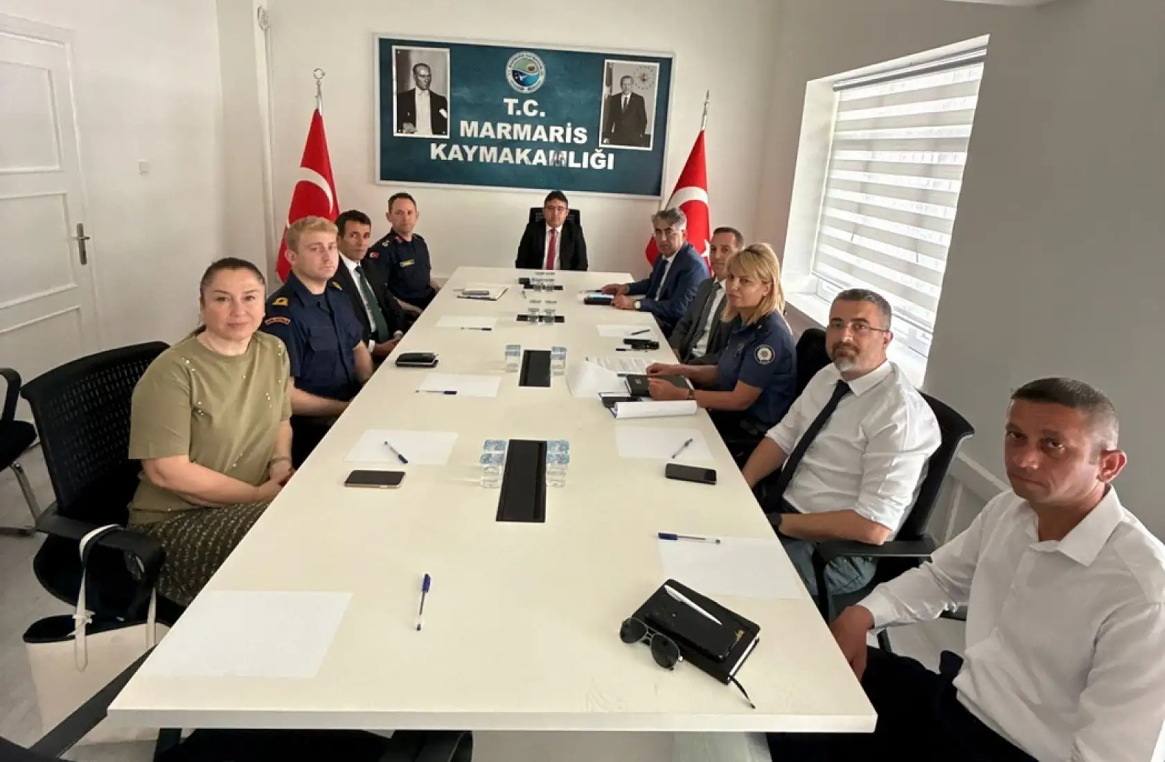 Marmaris'te yaz sezonu öncesi liman ve deniz güvenliği toplantısı yapıldı