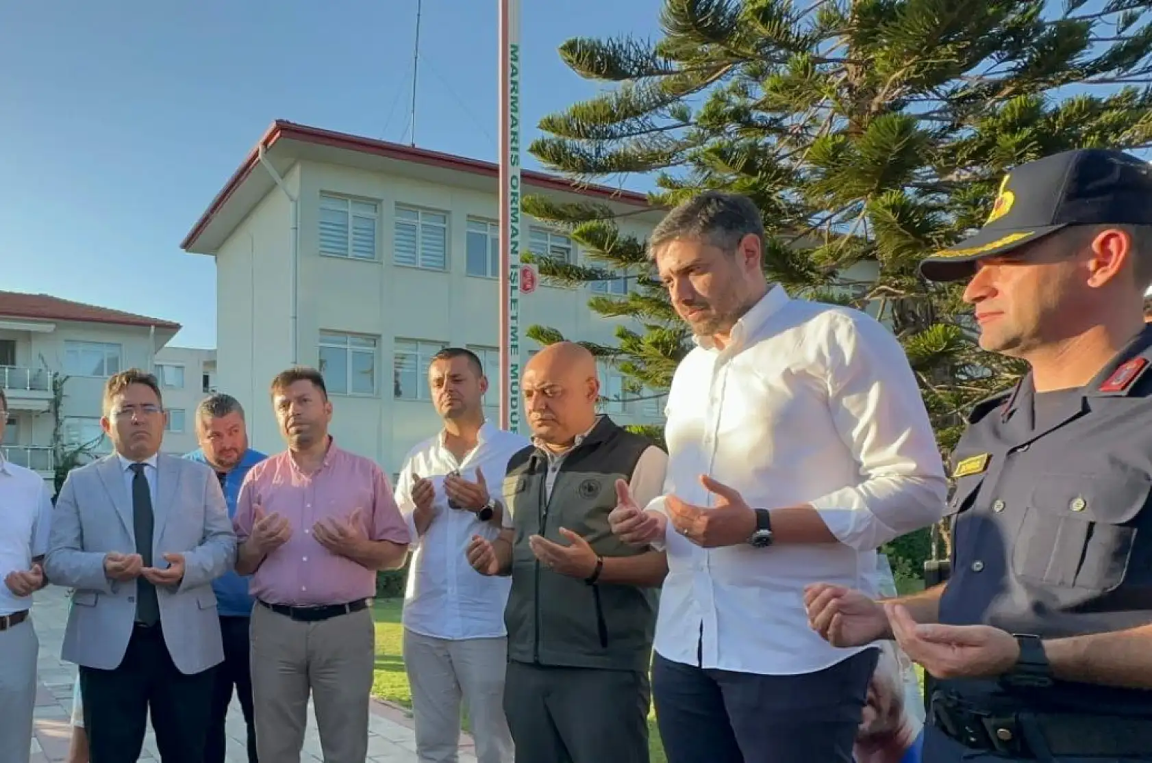 Marmaris, orman şehitlerini dualar ile andı