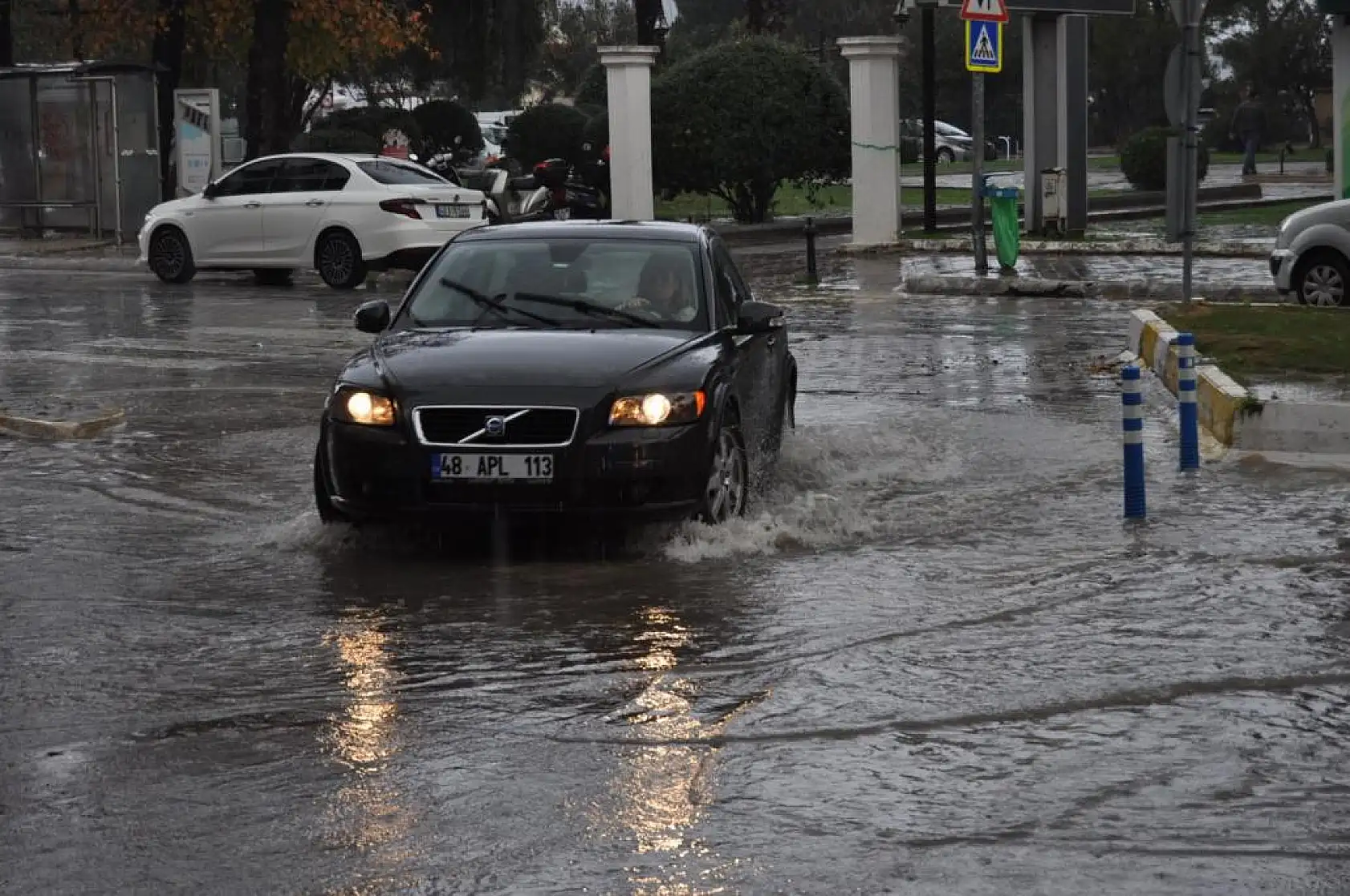 Meteoroloji uyardı, Fethiye'de şiddetli yağış