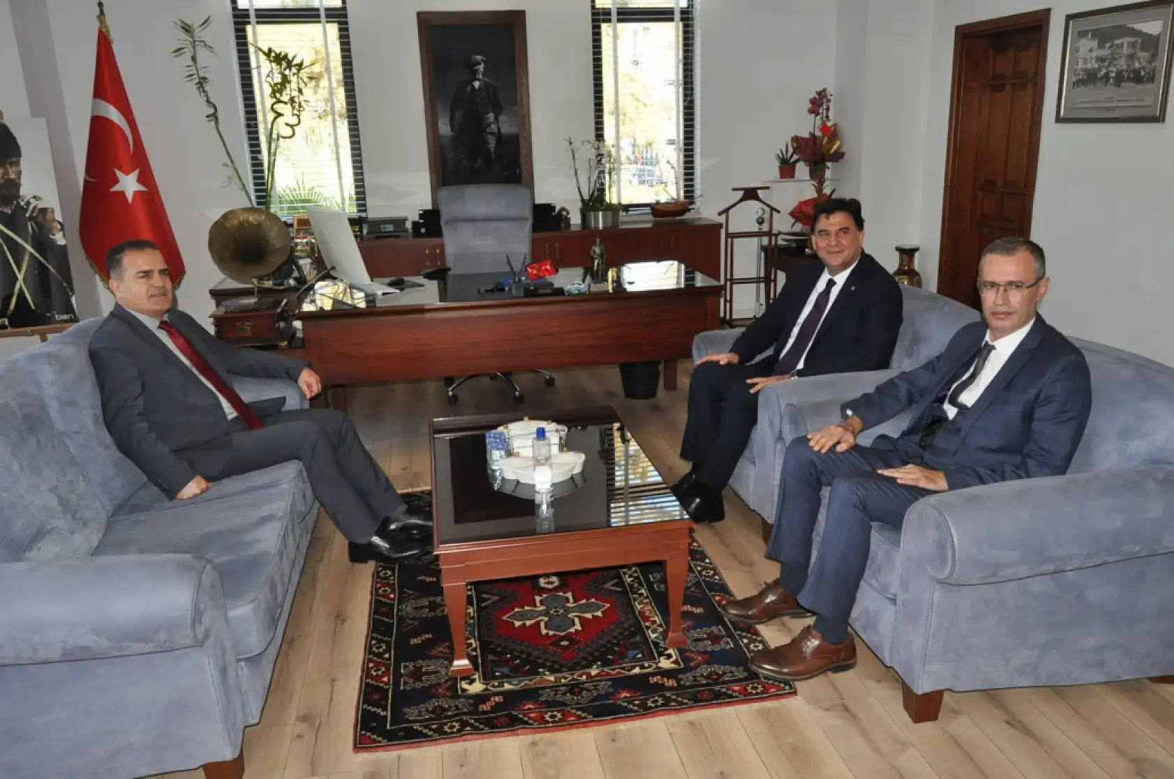 Muğla Valisi Akbıyık'tan Başkan Karaca'ya ziyaret 