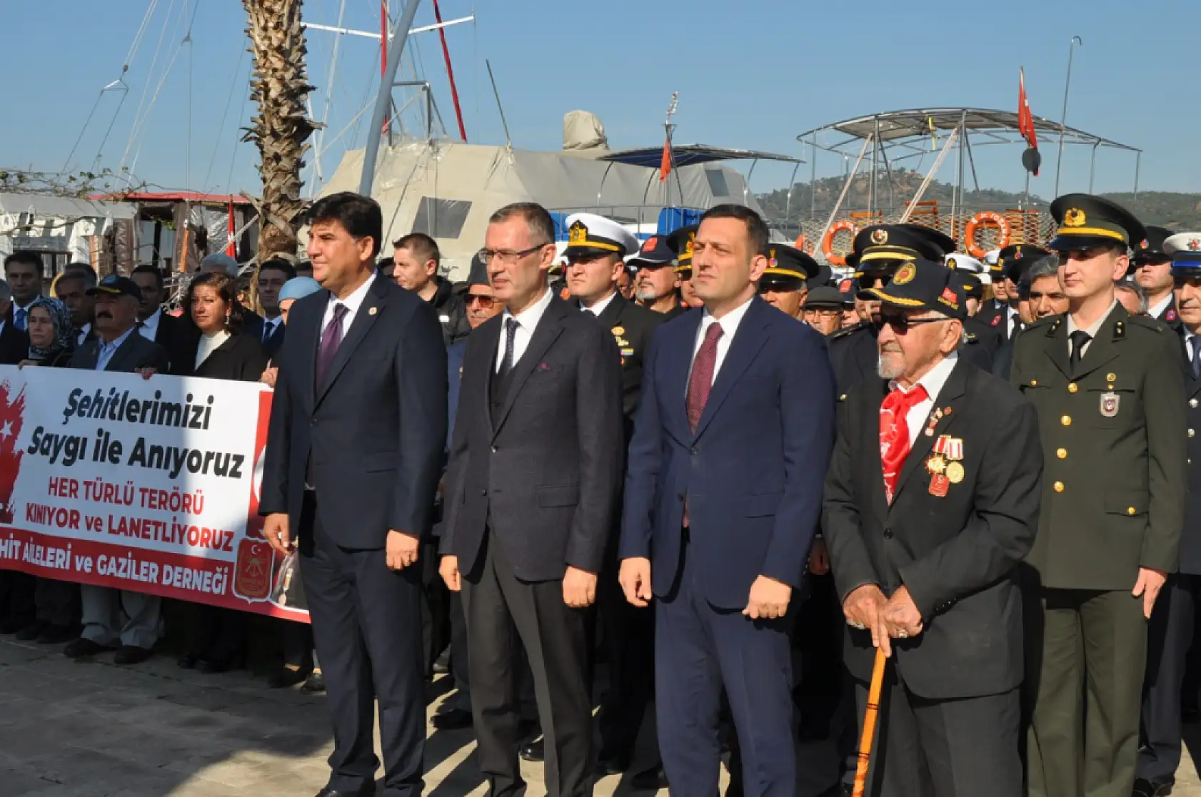 Çanakkale Zaferi'nin 109. yılı Fethiye'de kutlandı