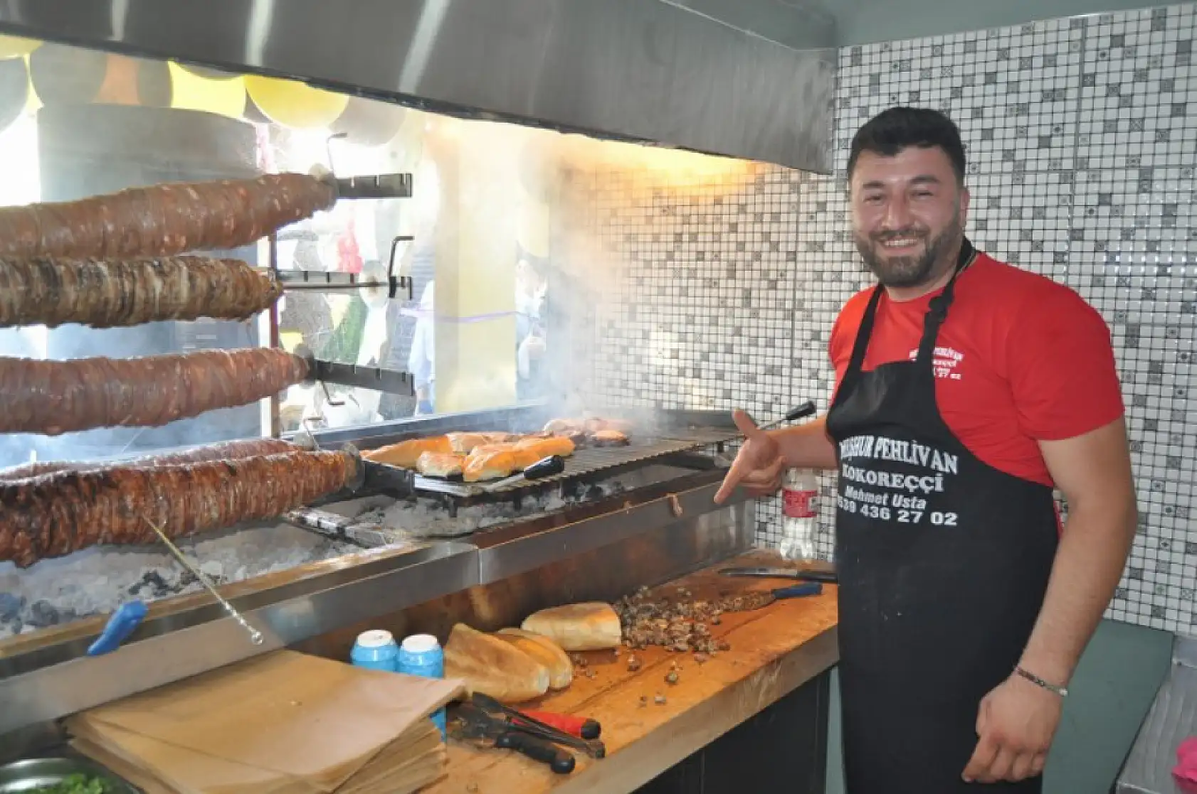 Fethiyeli Pehlivan Ali Yanatma, Kokoreççi Açtı