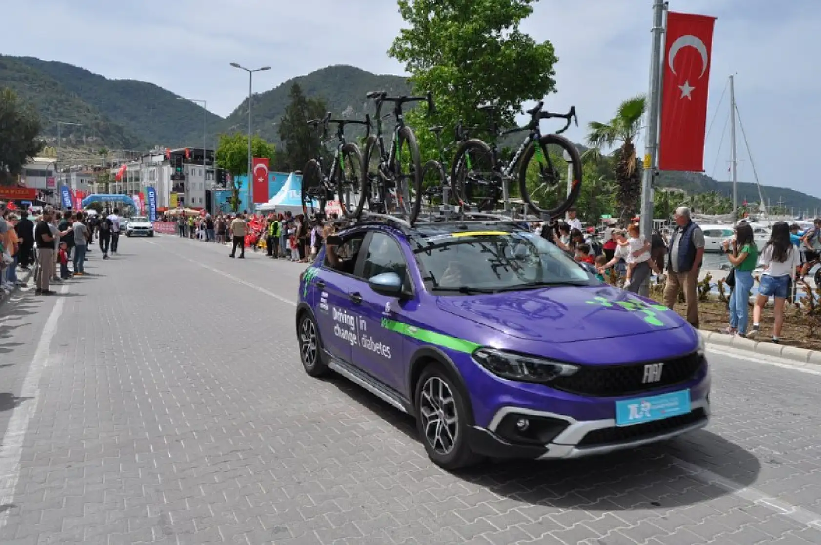 59. Cumhurbaşkanlığı Türkiye Bisiklet Turu'nun Fethiye Marmaris etabı başladı