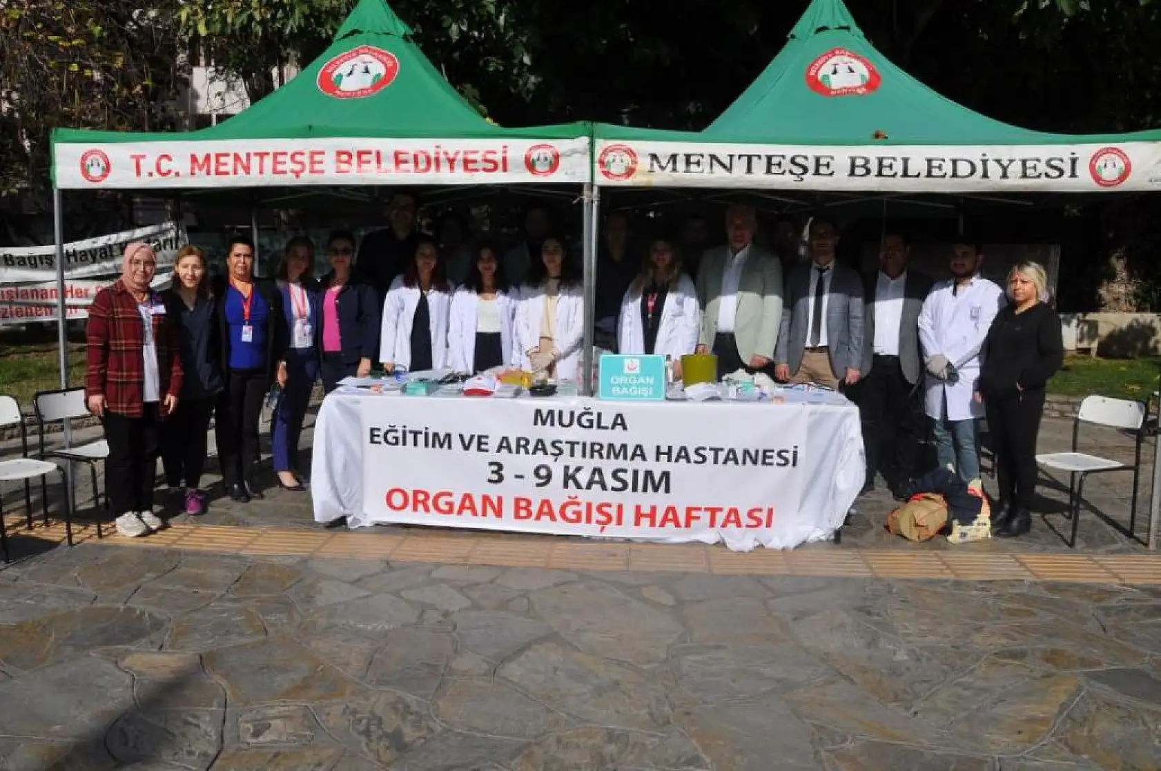 Organ bağışı için stant kuruldu