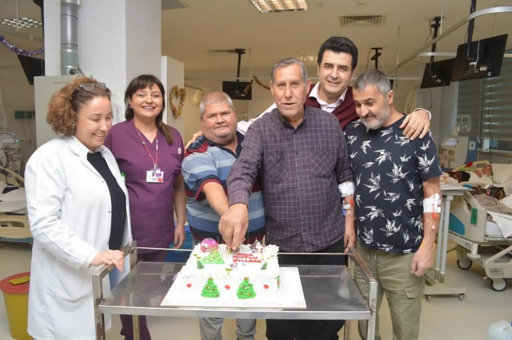 Muğla'daki hastanede yeni yıl diyaliz etkinliği düzenlendi