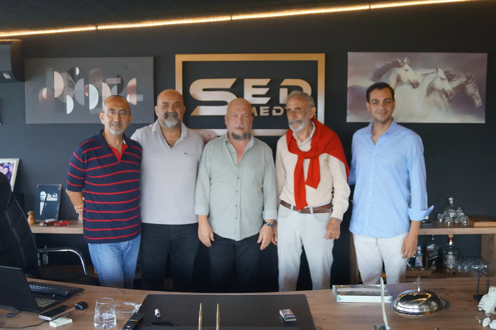 MUÇEP Yönetimi SED Medya'yı ziyaret etti