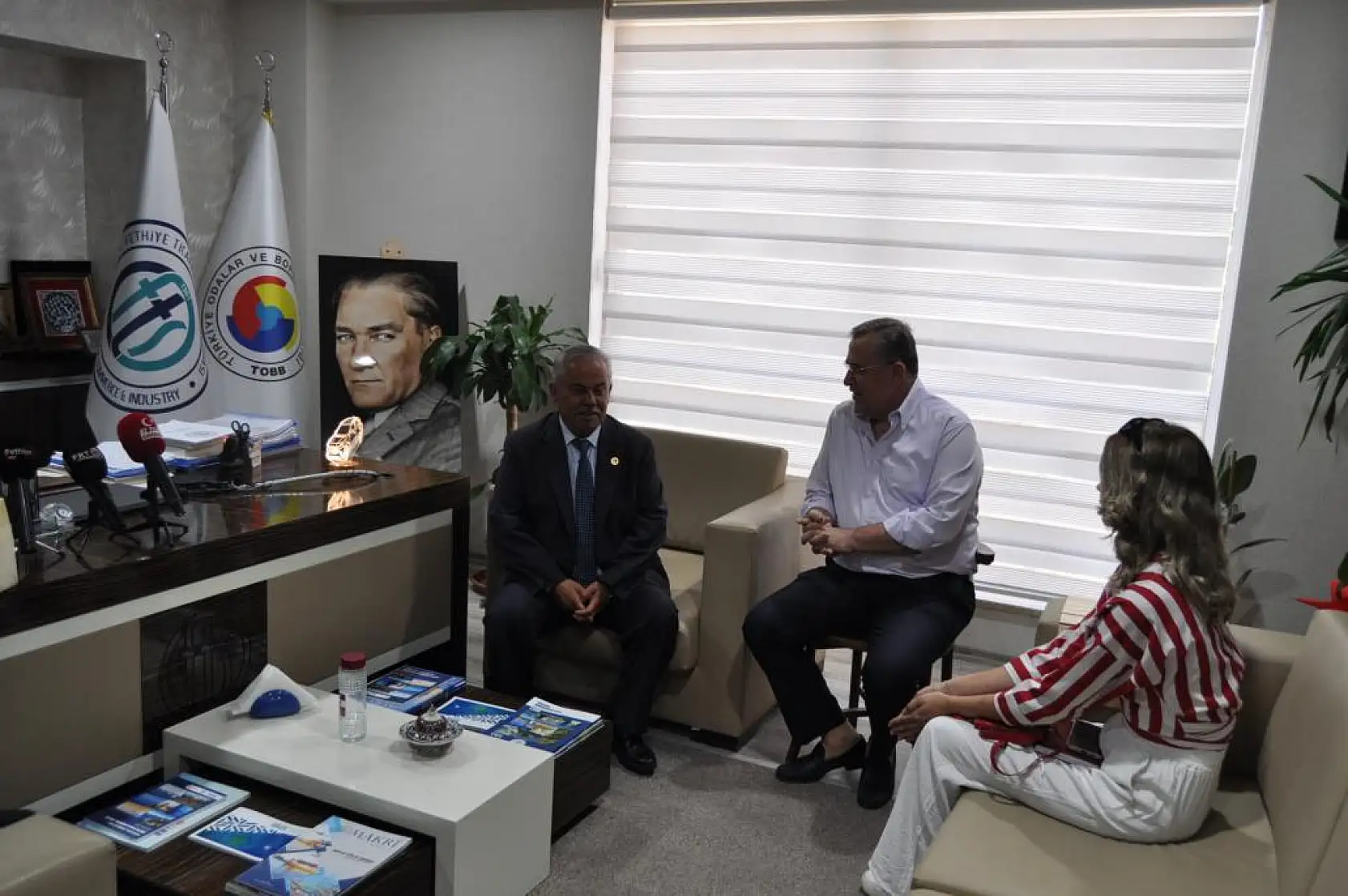 Aday Adayı Çaylı'dan, Başkan Çıralı'ya Ziyaret