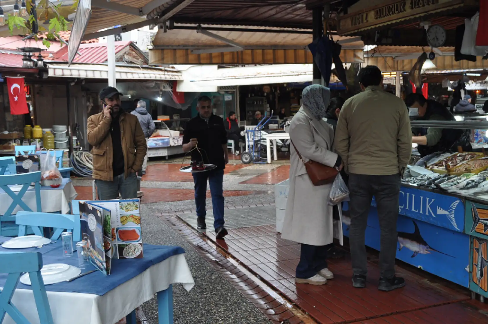 Fethiye Balık Pazarı Yılbaşına Hazır