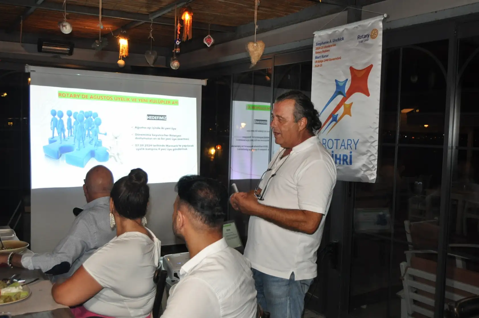 Fethiye Rotary Kulübü 24 Temmuz Gazeteciler ve Basın Bayramı'nda bir araya geldi