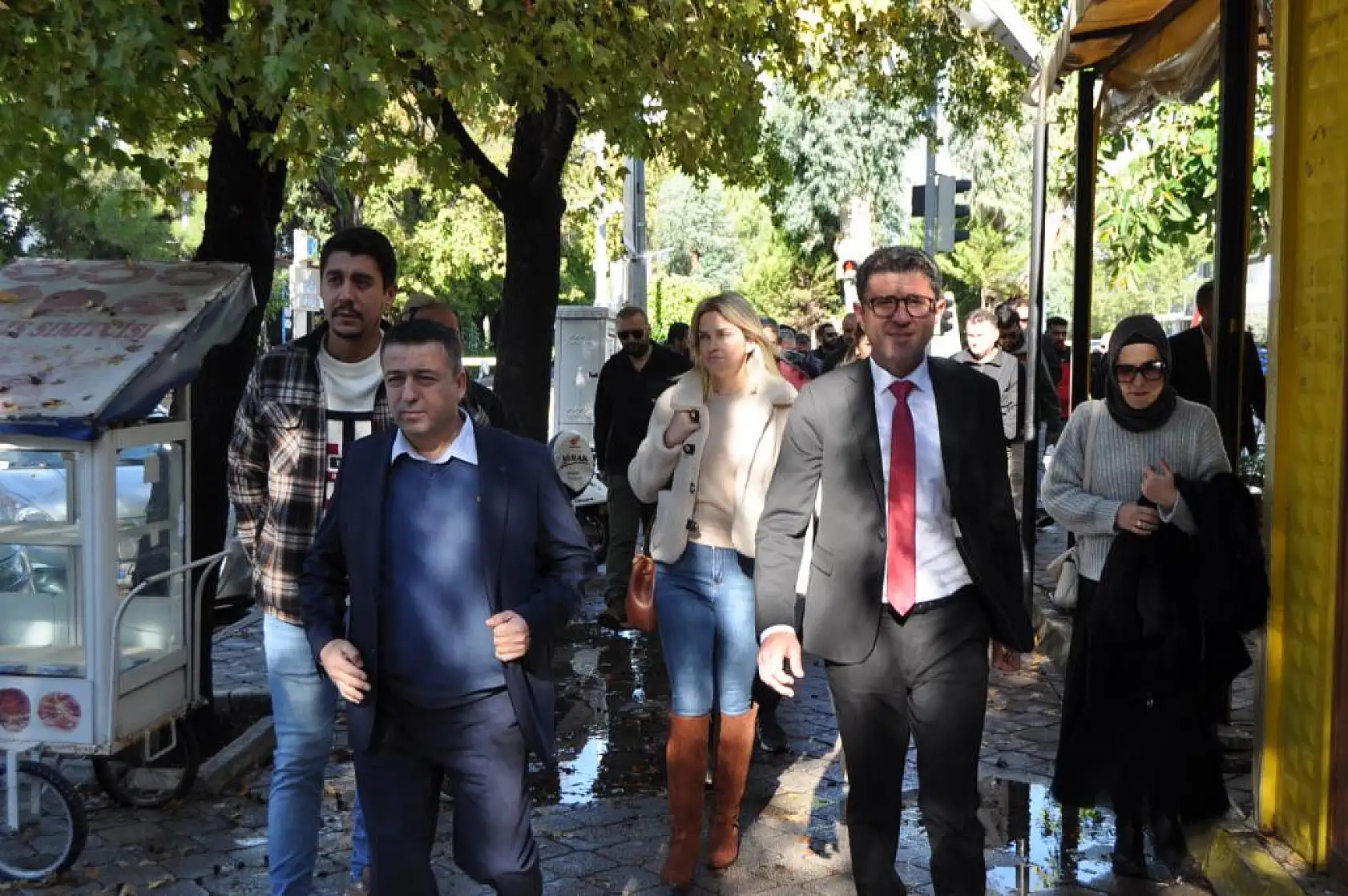 Kökten Balık Pazarı Esnafını Ziyaret Etti