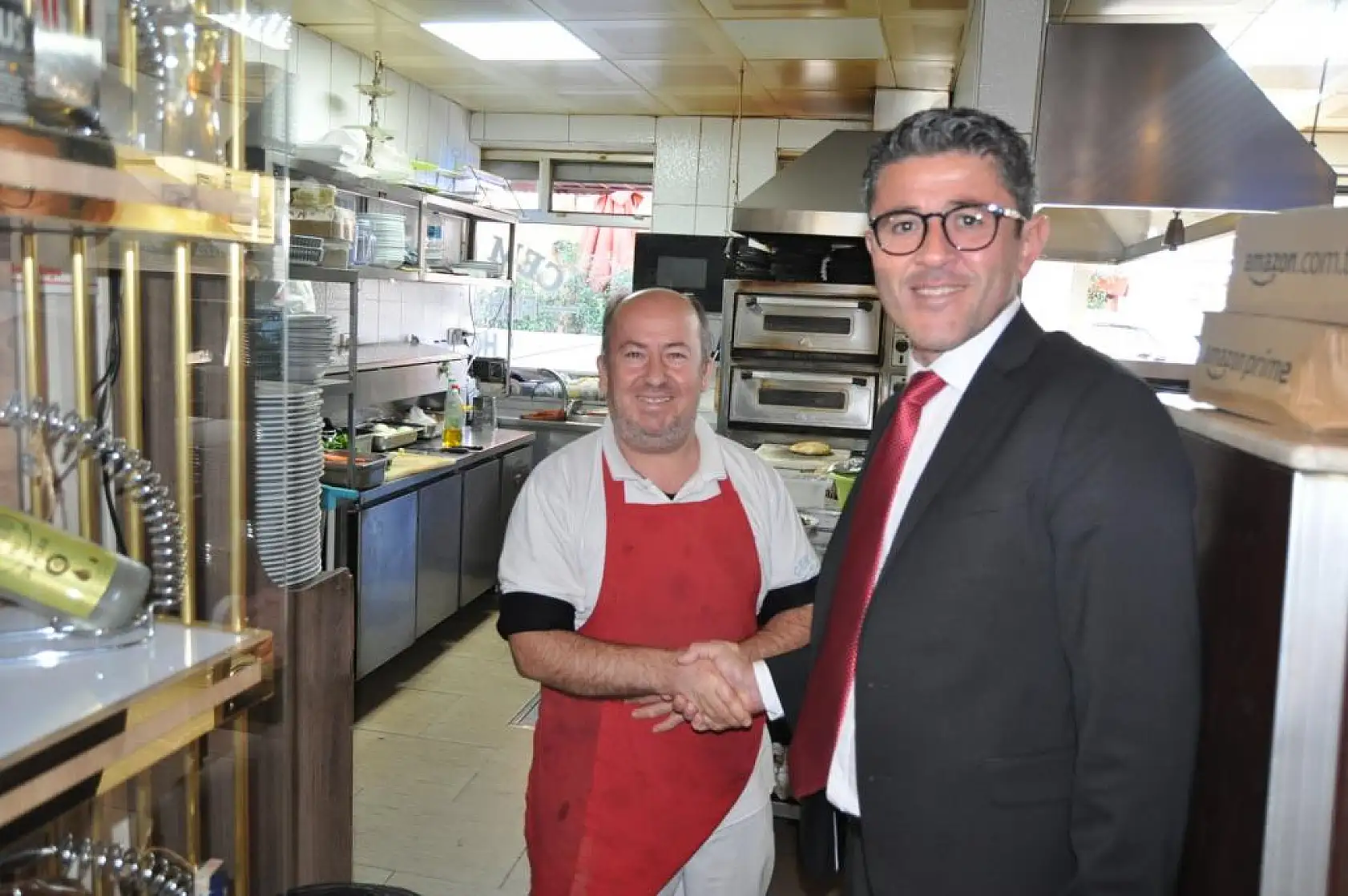 Kökten Balık Pazarı Esnafını Ziyaret Etti