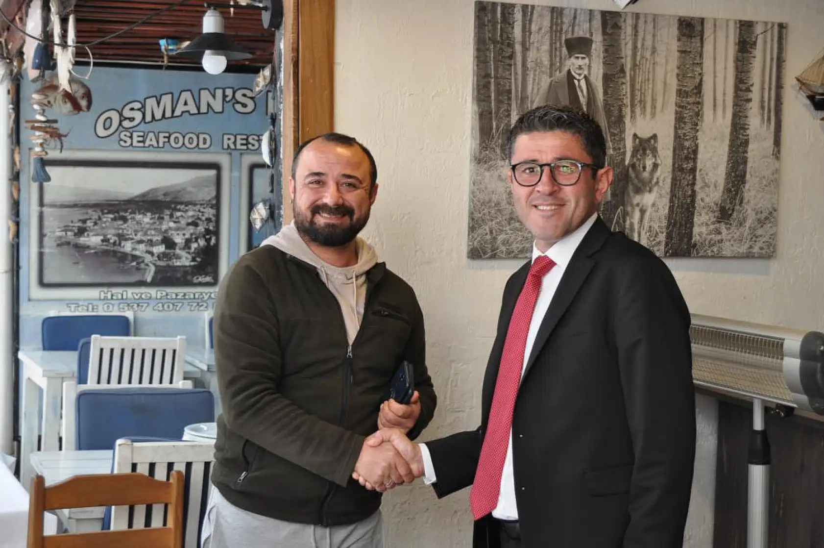 Kökten Balık Pazarı Esnafını Ziyaret Etti