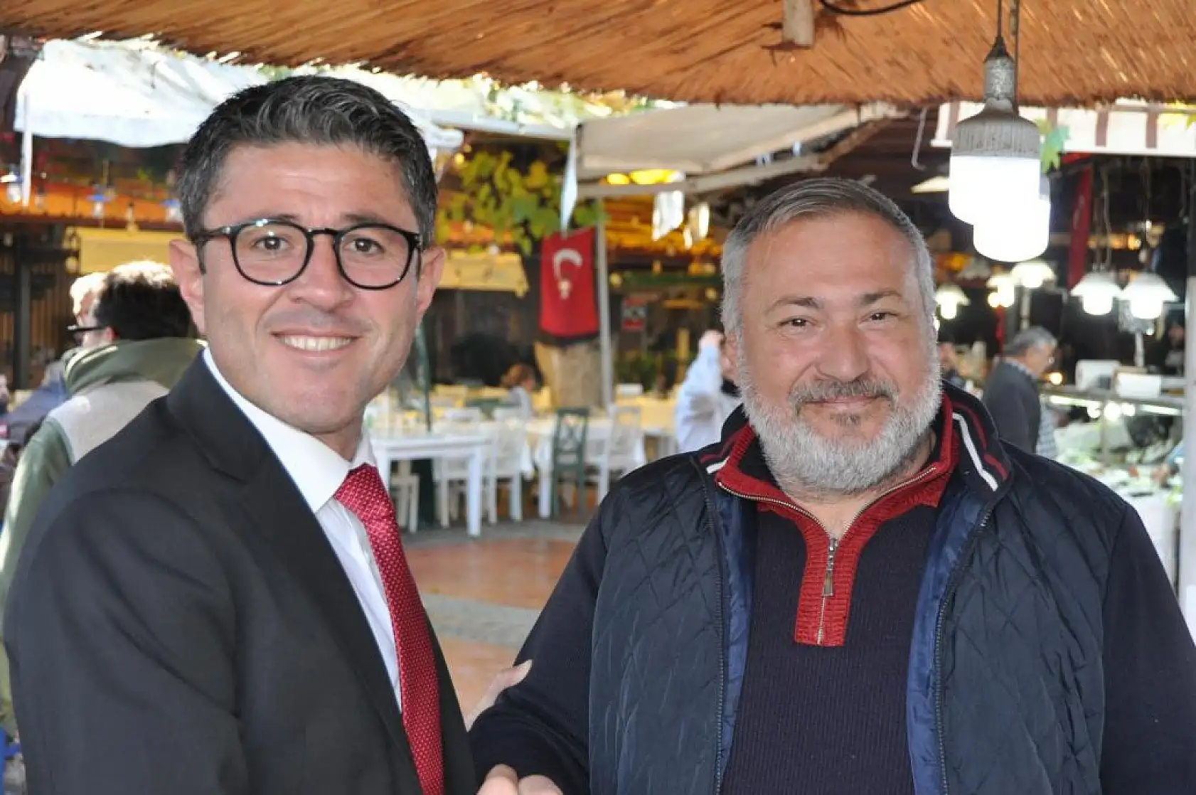 Kökten Balık Pazarı Esnafını Ziyaret Etti