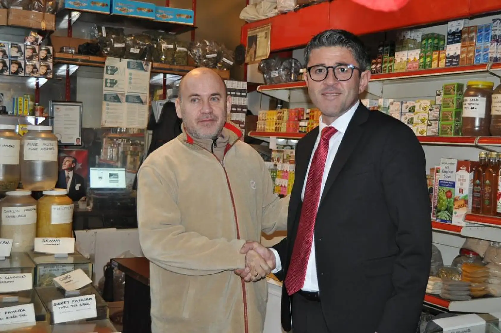 Kökten Balık Pazarı Esnafını Ziyaret Etti