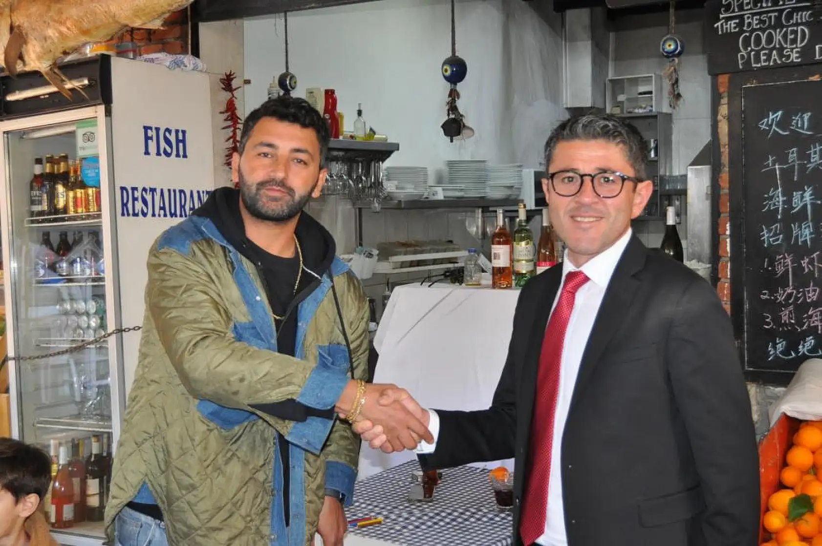 Kökten Balık Pazarı Esnafını Ziyaret Etti