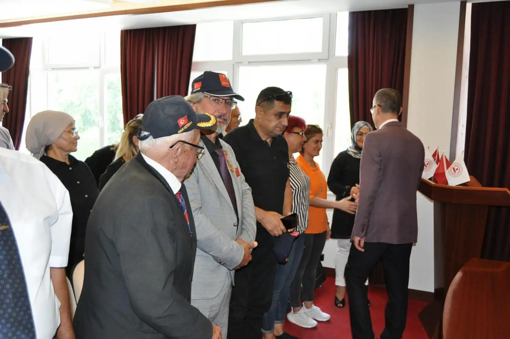 Gaziler Derneği'nden Kaymakam Ertaş'a Ziyaret