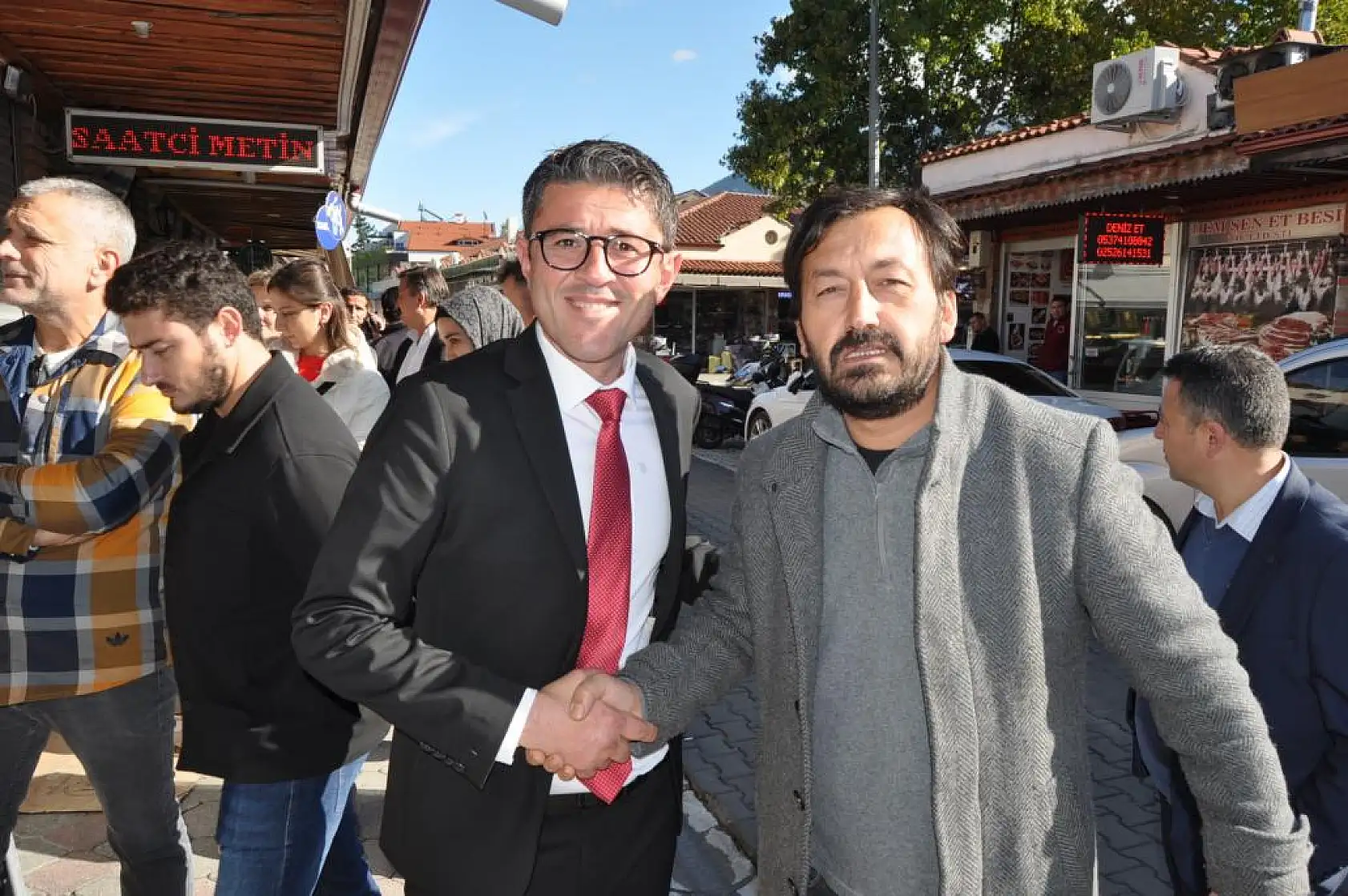 Kökten Balık Pazarı Esnafını Ziyaret Etti