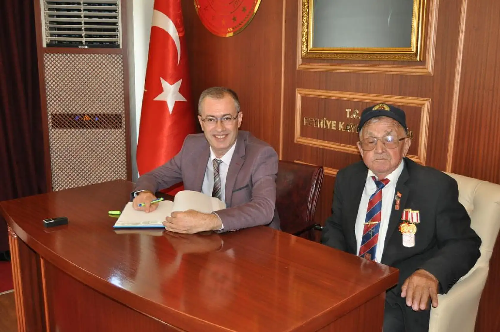 Gaziler Derneği'nden Kaymakam Ertaş'a Ziyaret