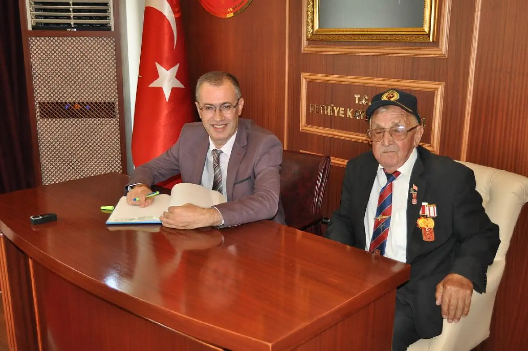 Gaziler Derneği'nden Kaymakam Ertaş'a Ziyaret