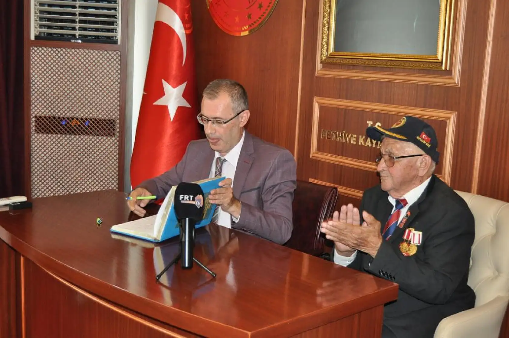 Gaziler Derneği'nden Kaymakam Ertaş'a Ziyaret