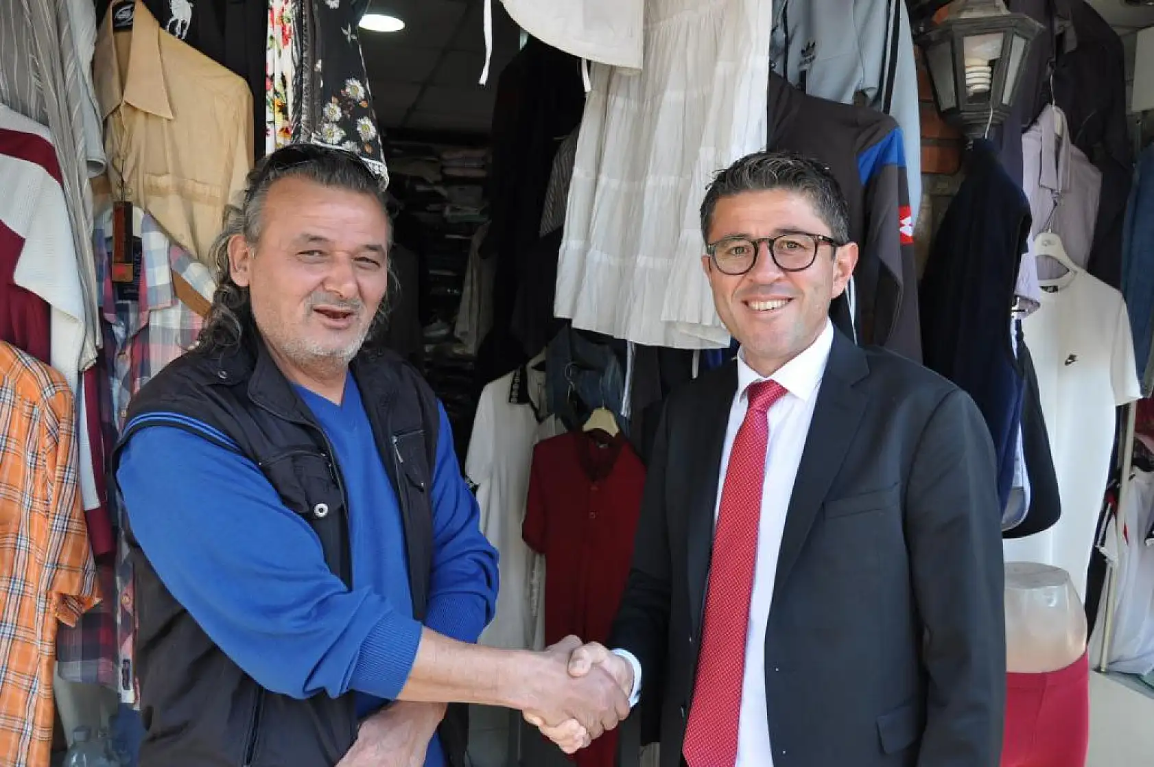 Kökten Balık Pazarı Esnafını Ziyaret Etti