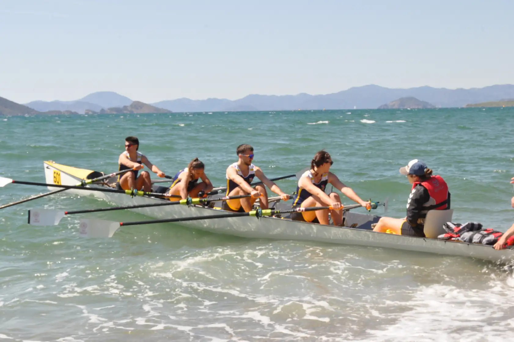Fethiye'de Uzun Mesafe Deniz Küreği Türkiye Kupası Yarışları Başladı