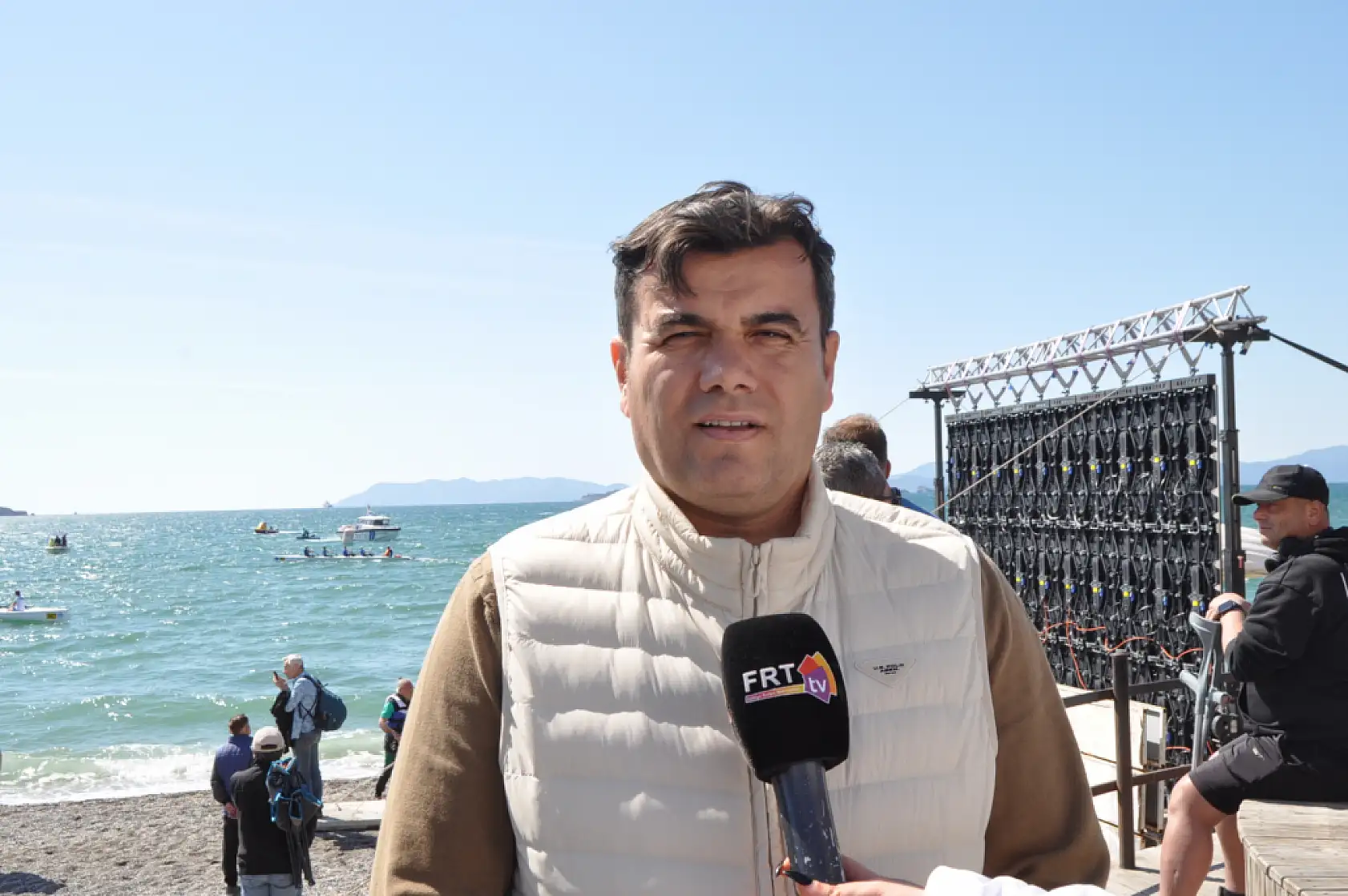 Fethiye'de Uzun Mesafe Deniz Küreği Türkiye Kupası Yarışları Başladı