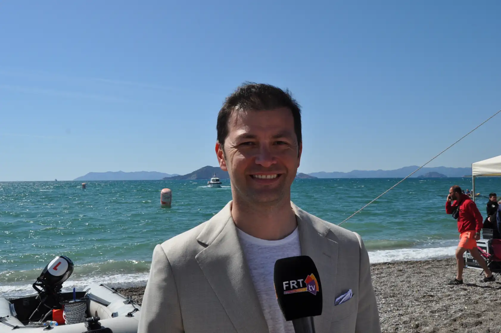 Fethiye'de Uzun Mesafe Deniz Küreği Türkiye Kupası Yarışları Başladı