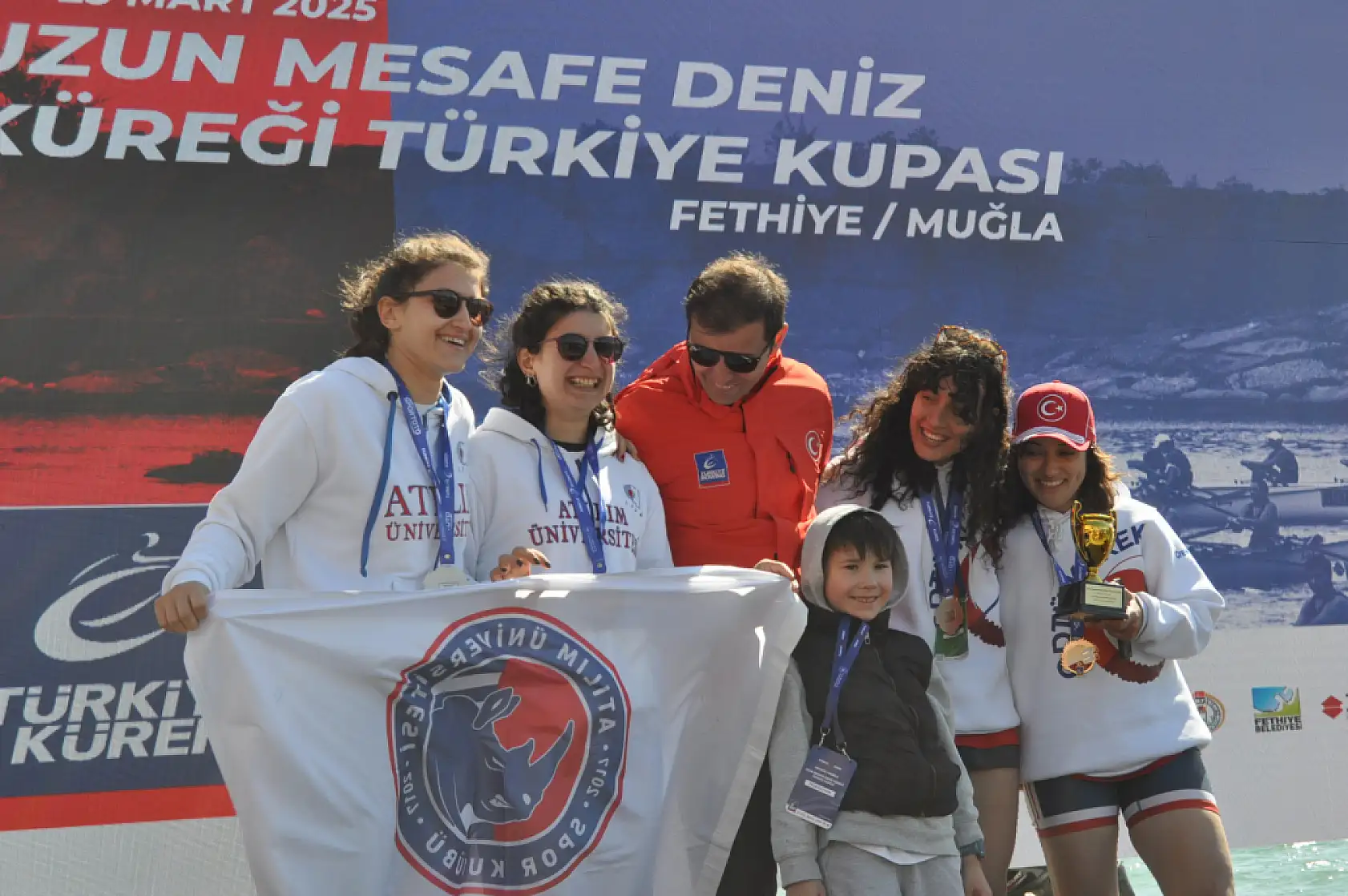 Fethiye'de Uzun Mesafe Deniz Küreği Türkiye Kupası Yarışları Başladı